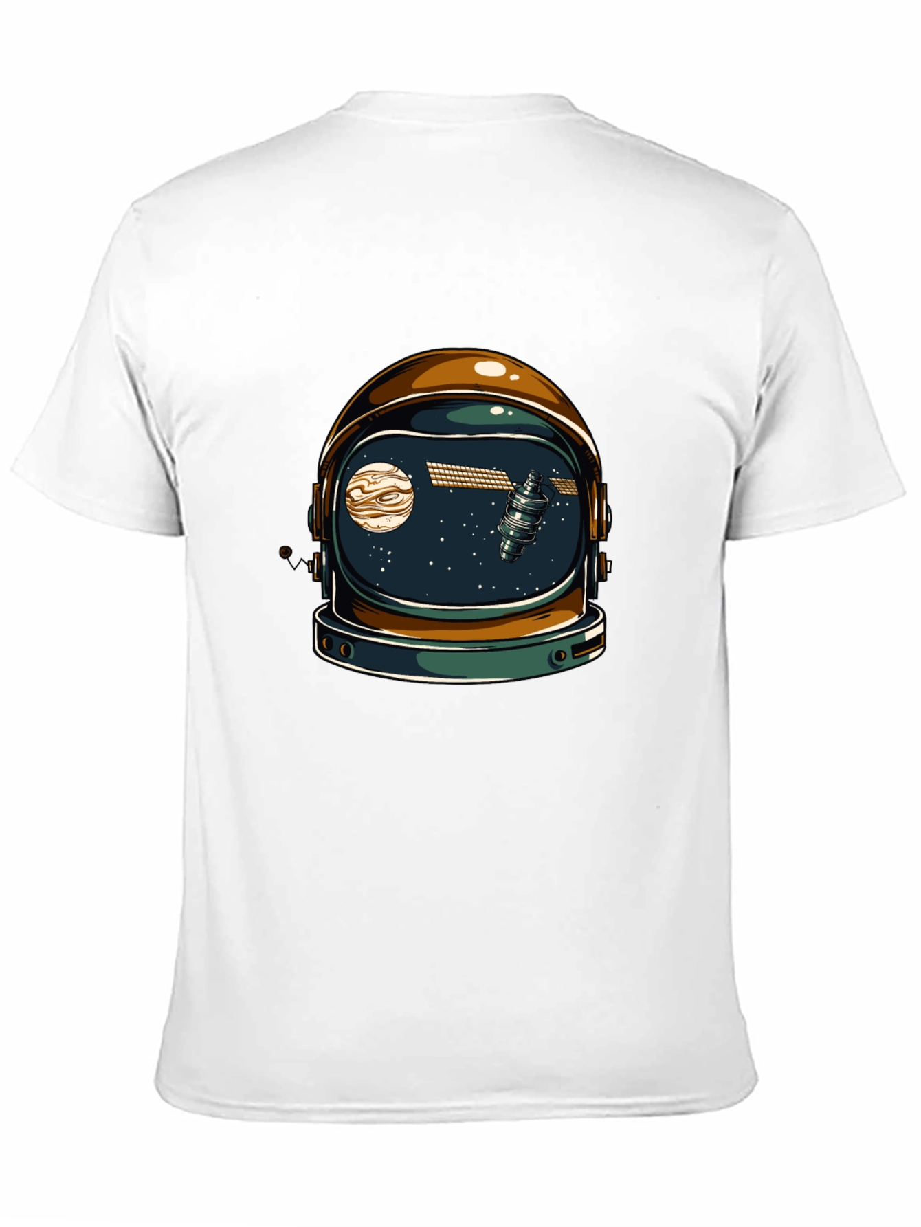 Astronaut Helmet Graphic T-Shirt