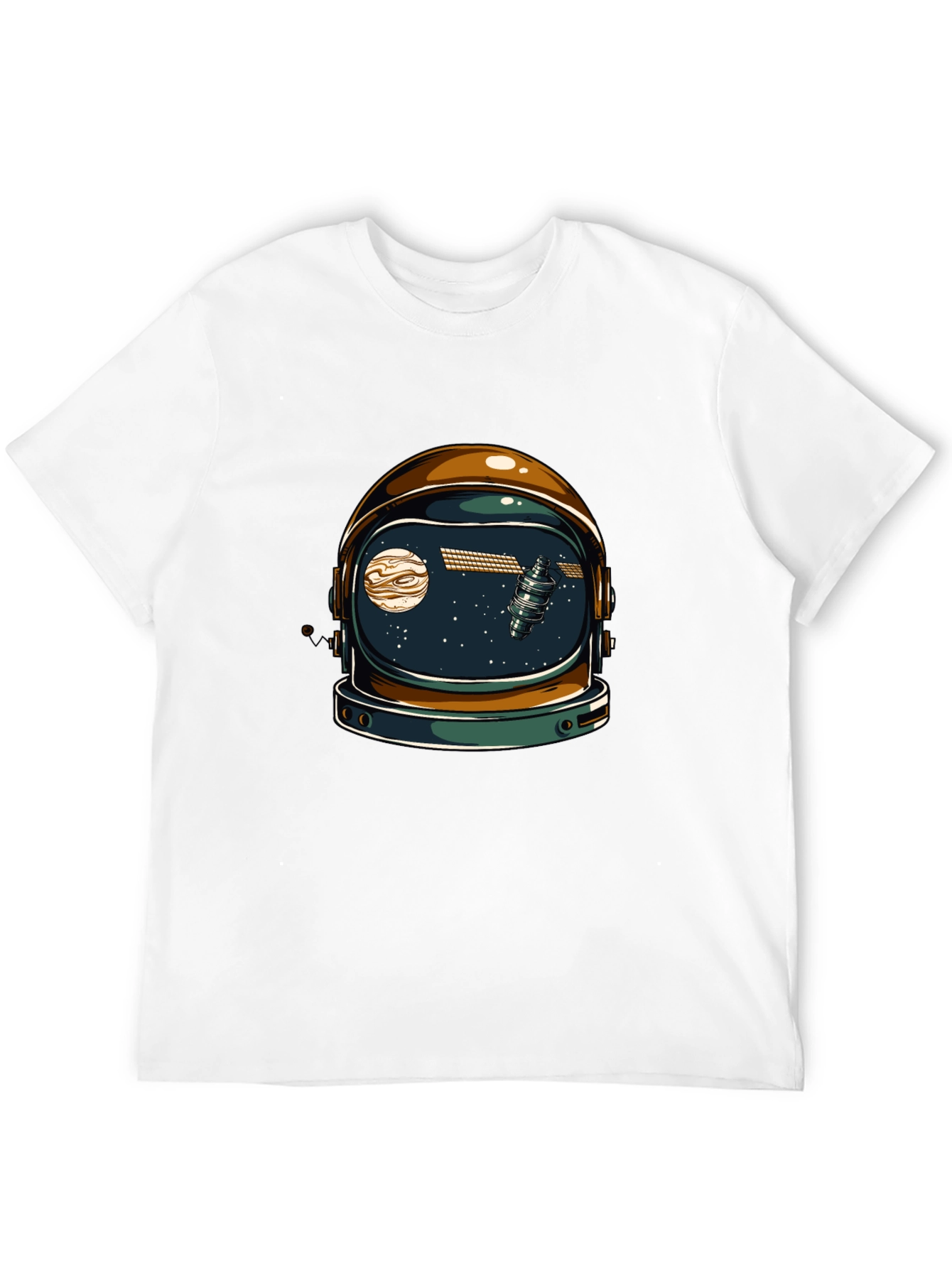 Astronaut Helmet Graphic T-Shirt