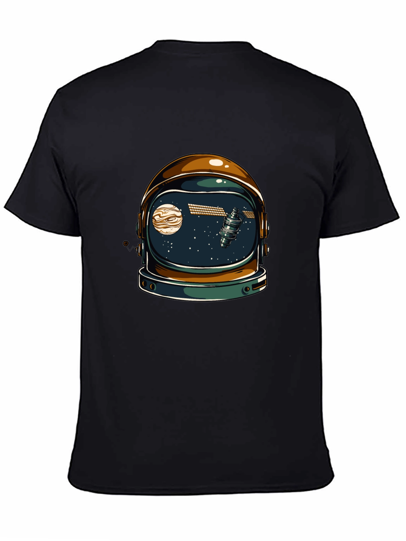 Astronaut Helmet Graphic T-Shirt