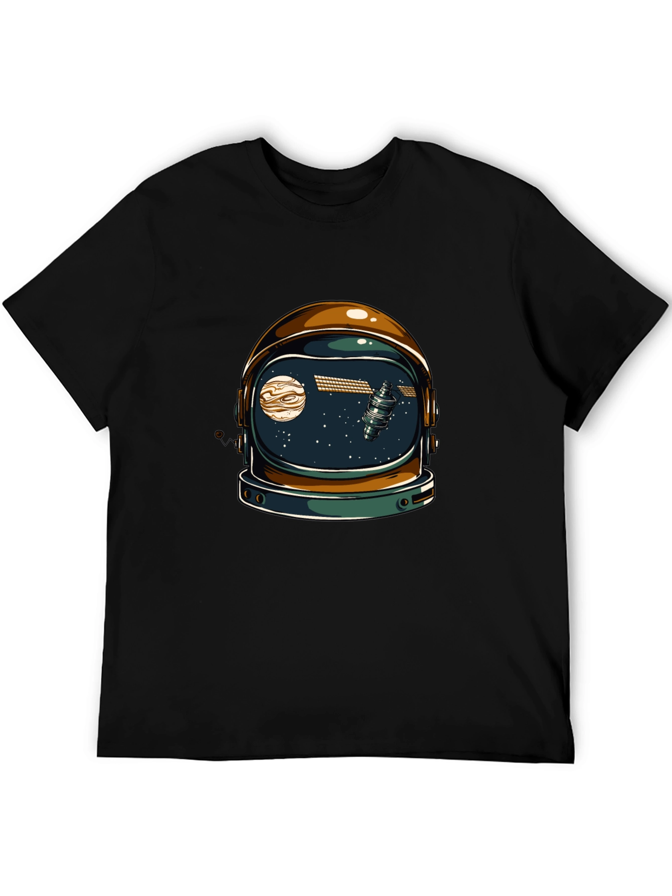Astronaut Helmet Graphic T-Shirt