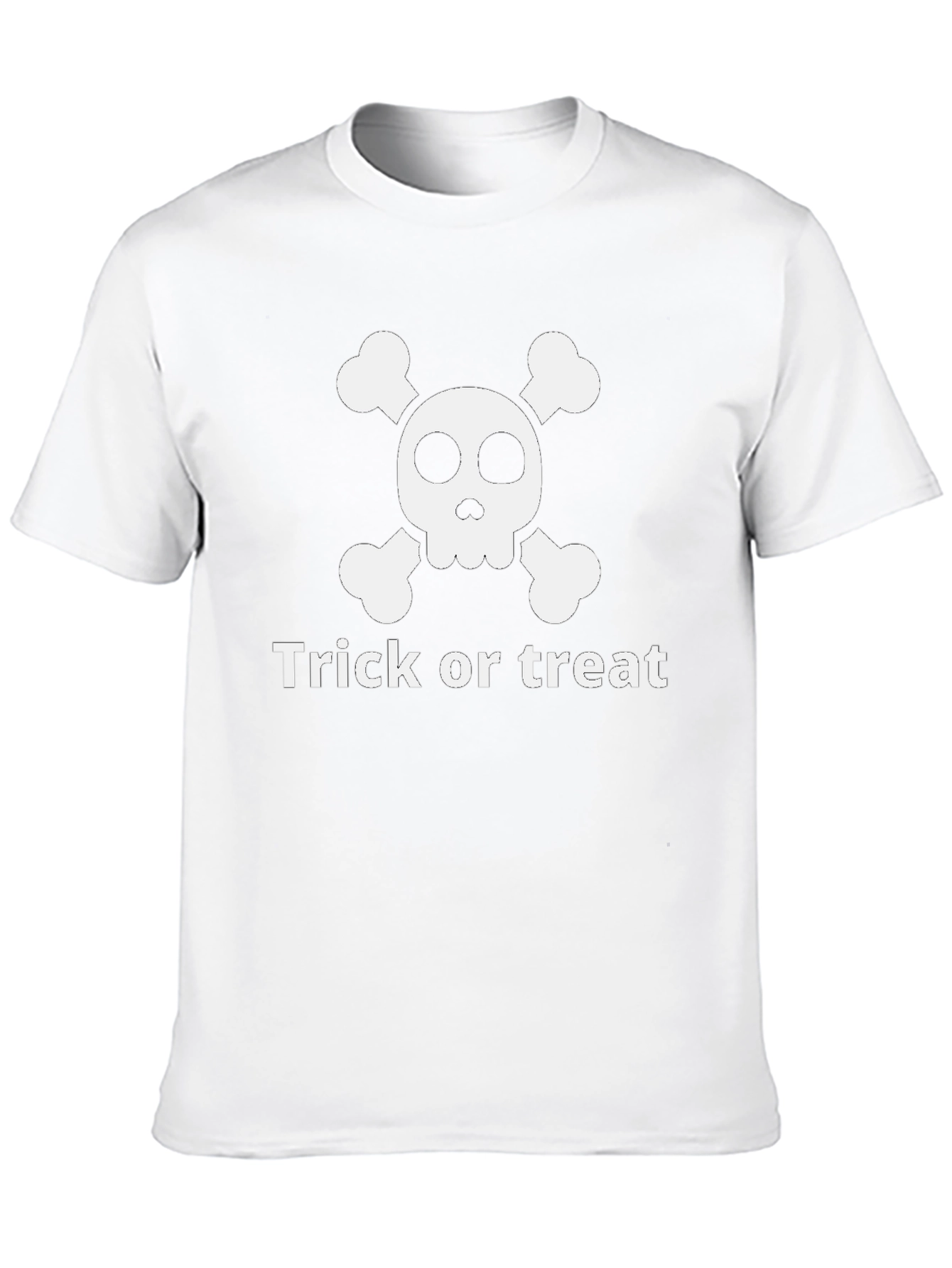 Halloween Skull & Crossbones Trick or Treat T-Shirt