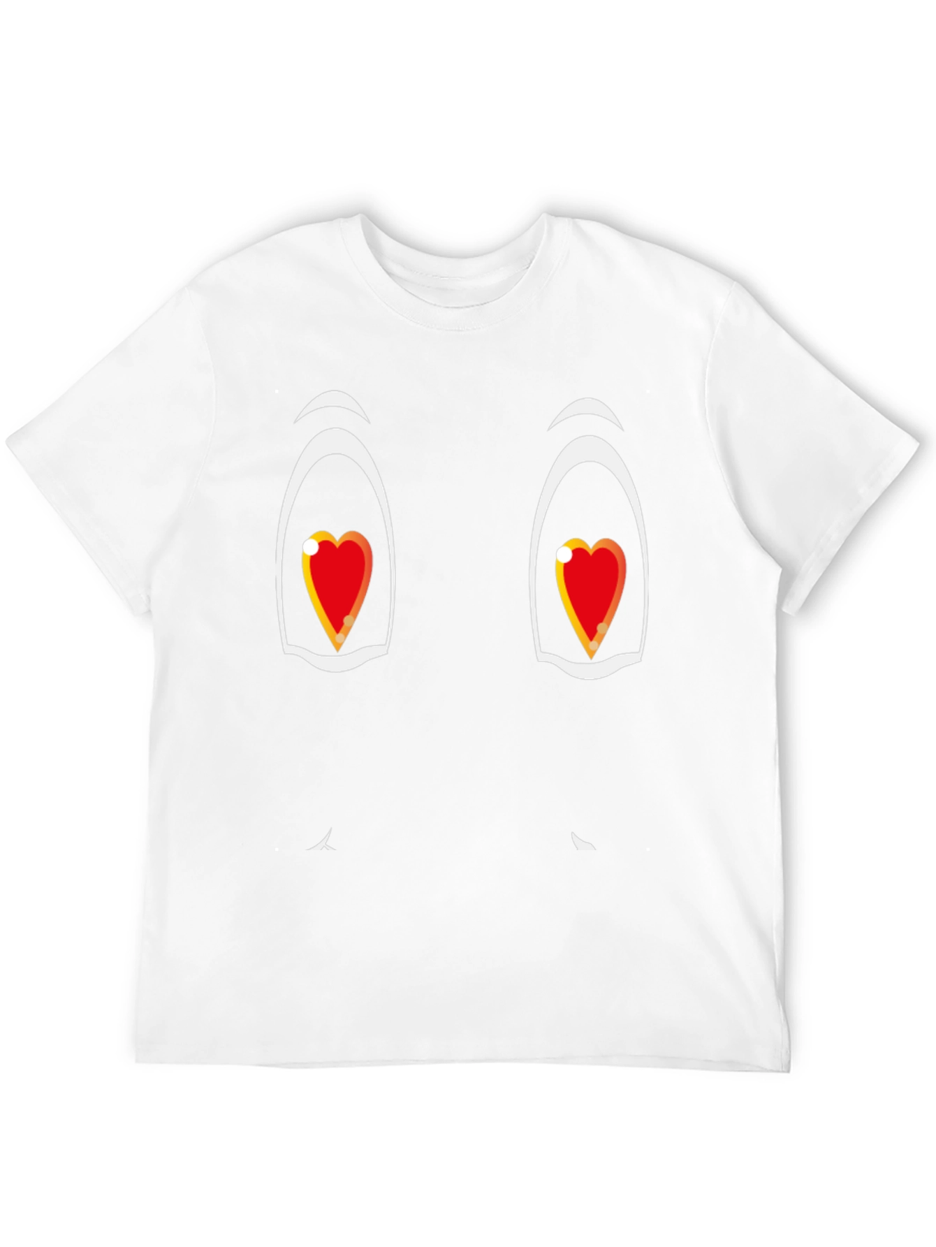 Heart Eyes Graphic Tee - Fun & Playful Design