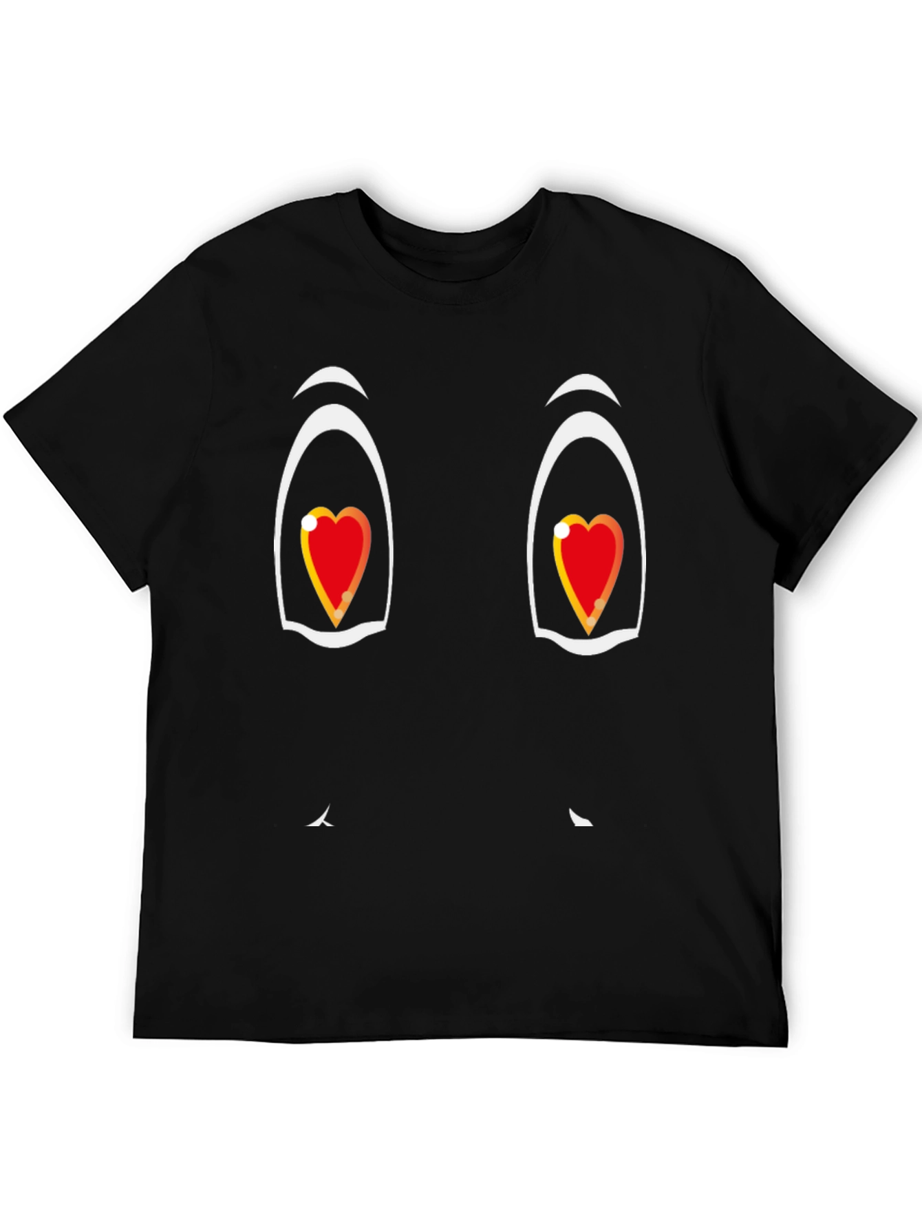 Heart Eyes Graphic Tee - Fun & Playful Design