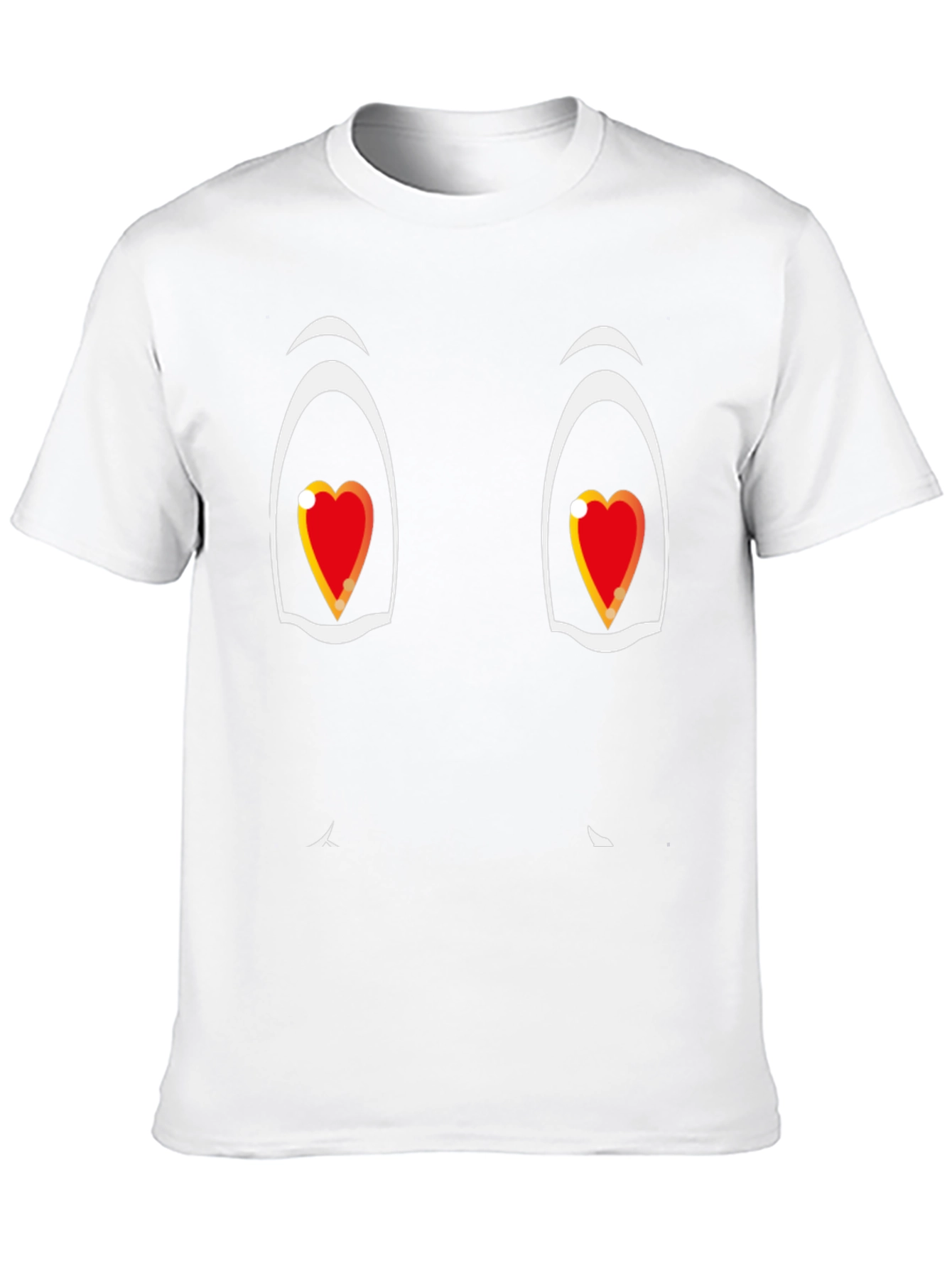 Heart Eyes Graphic Tee - Fun & Playful Design