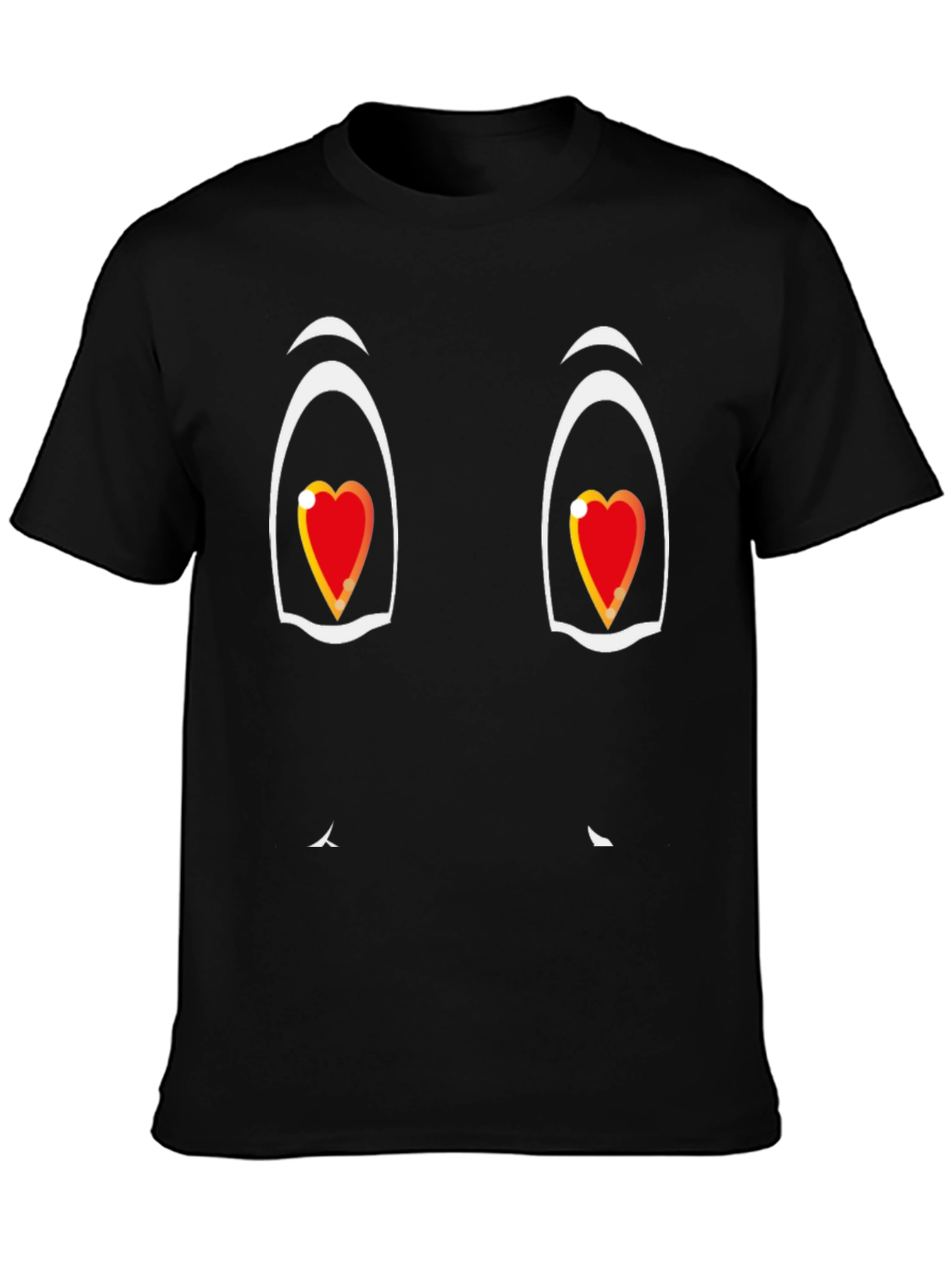 Heart Eyes Graphic Tee - Fun & Playful Design