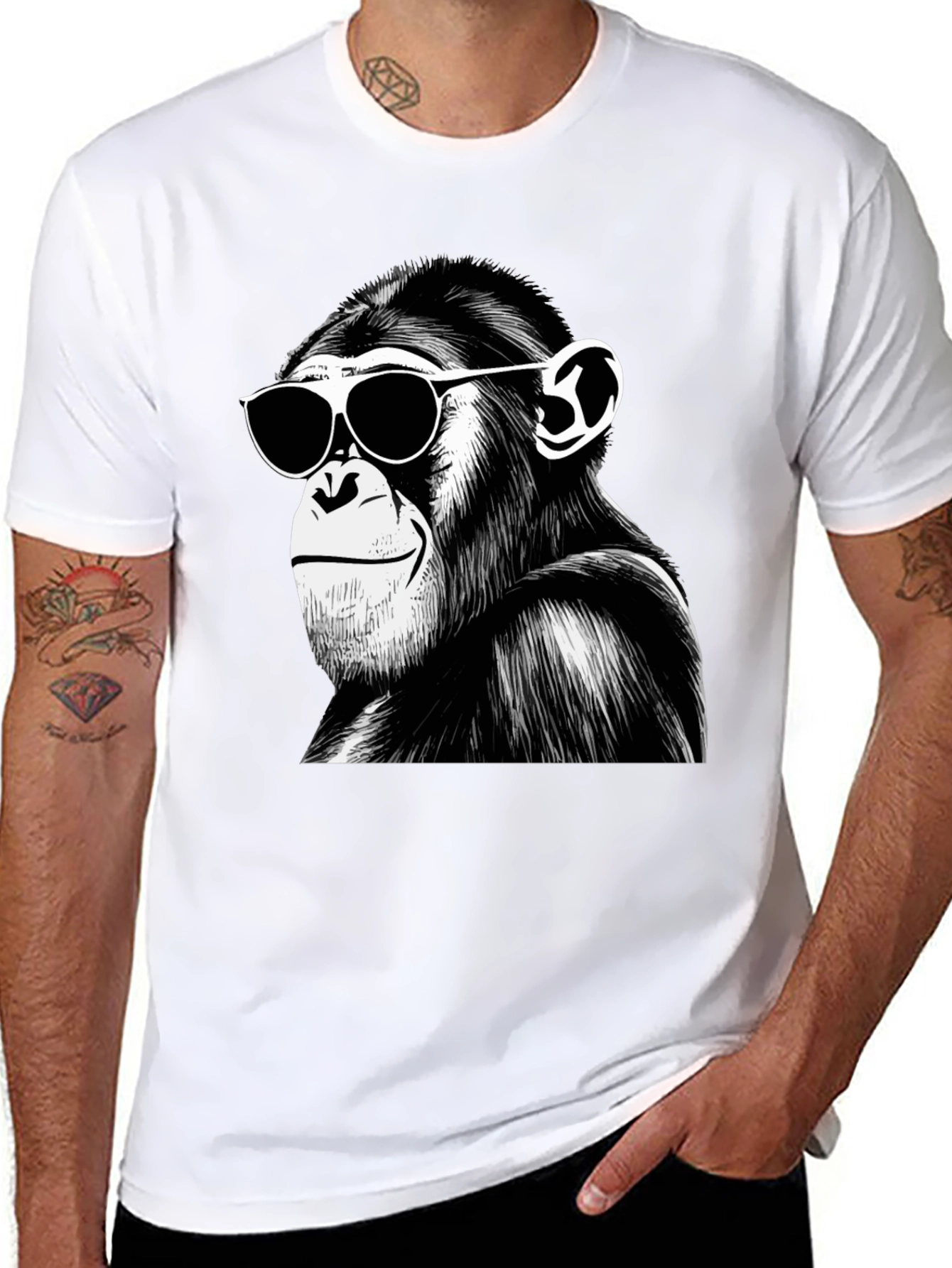 Cool Ape T-Shirt - Funny Monkey Graphic Tee