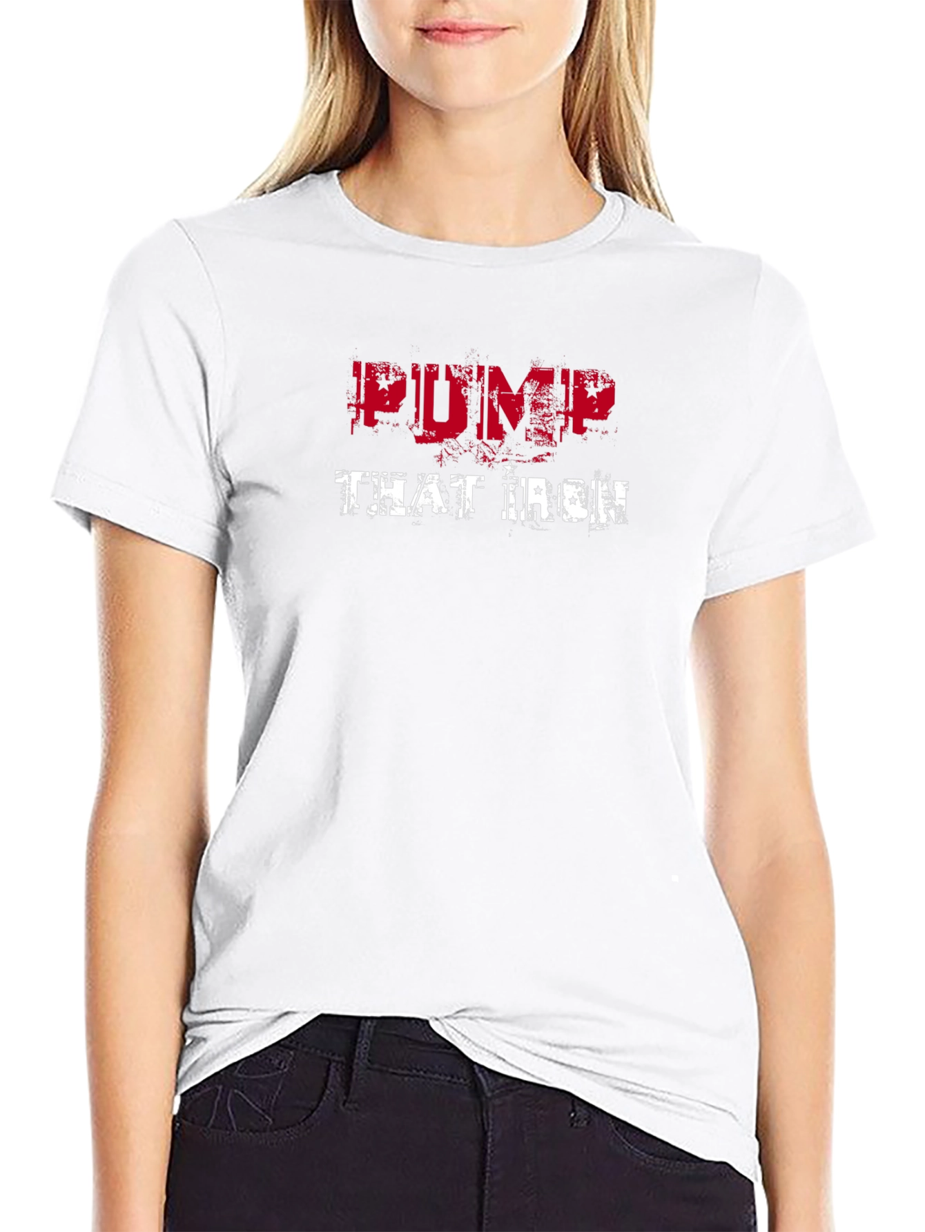 Pump That Iron Black T-Shirt