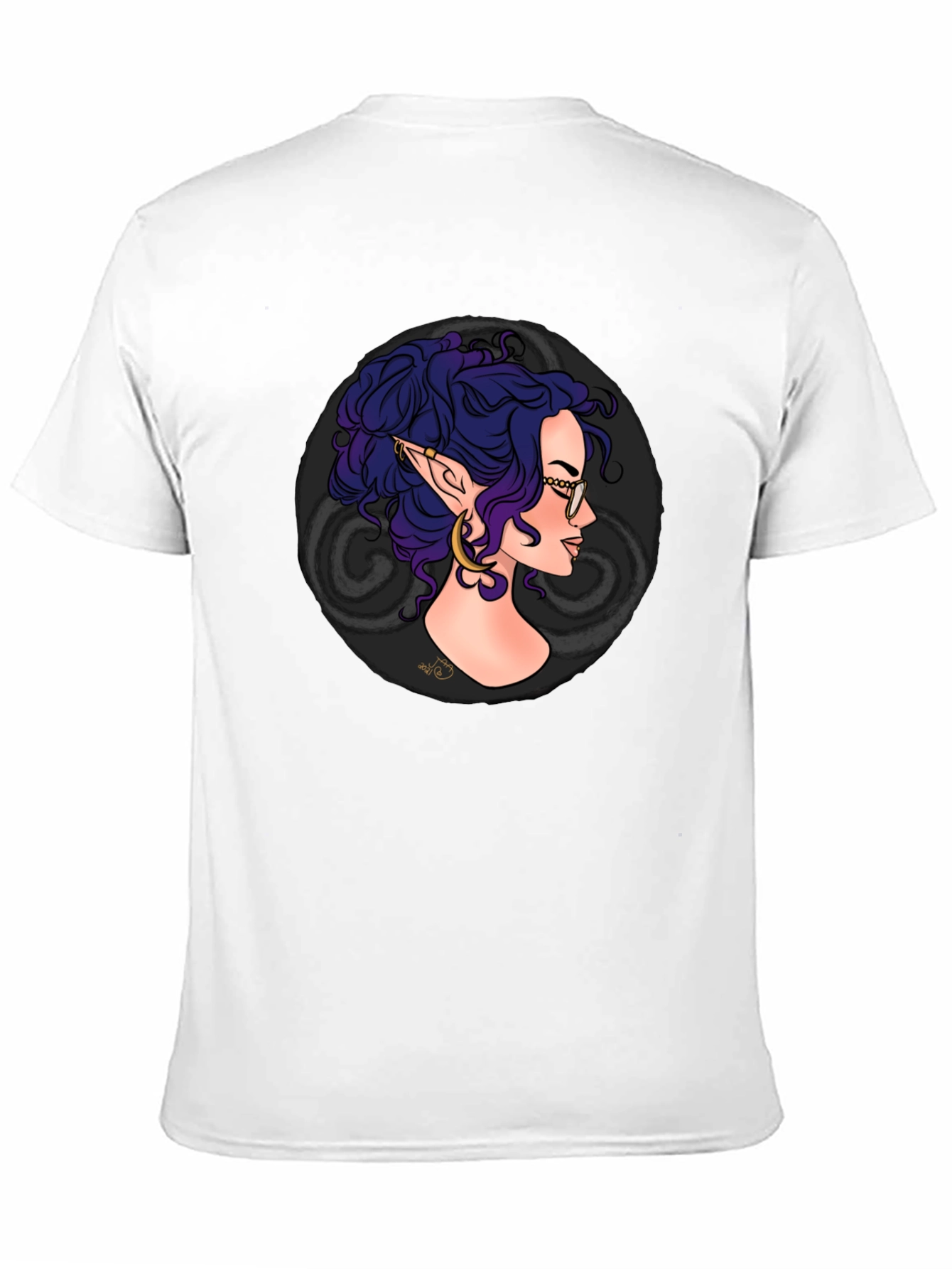 Elf Portrait Tee - Unique Graphic Design