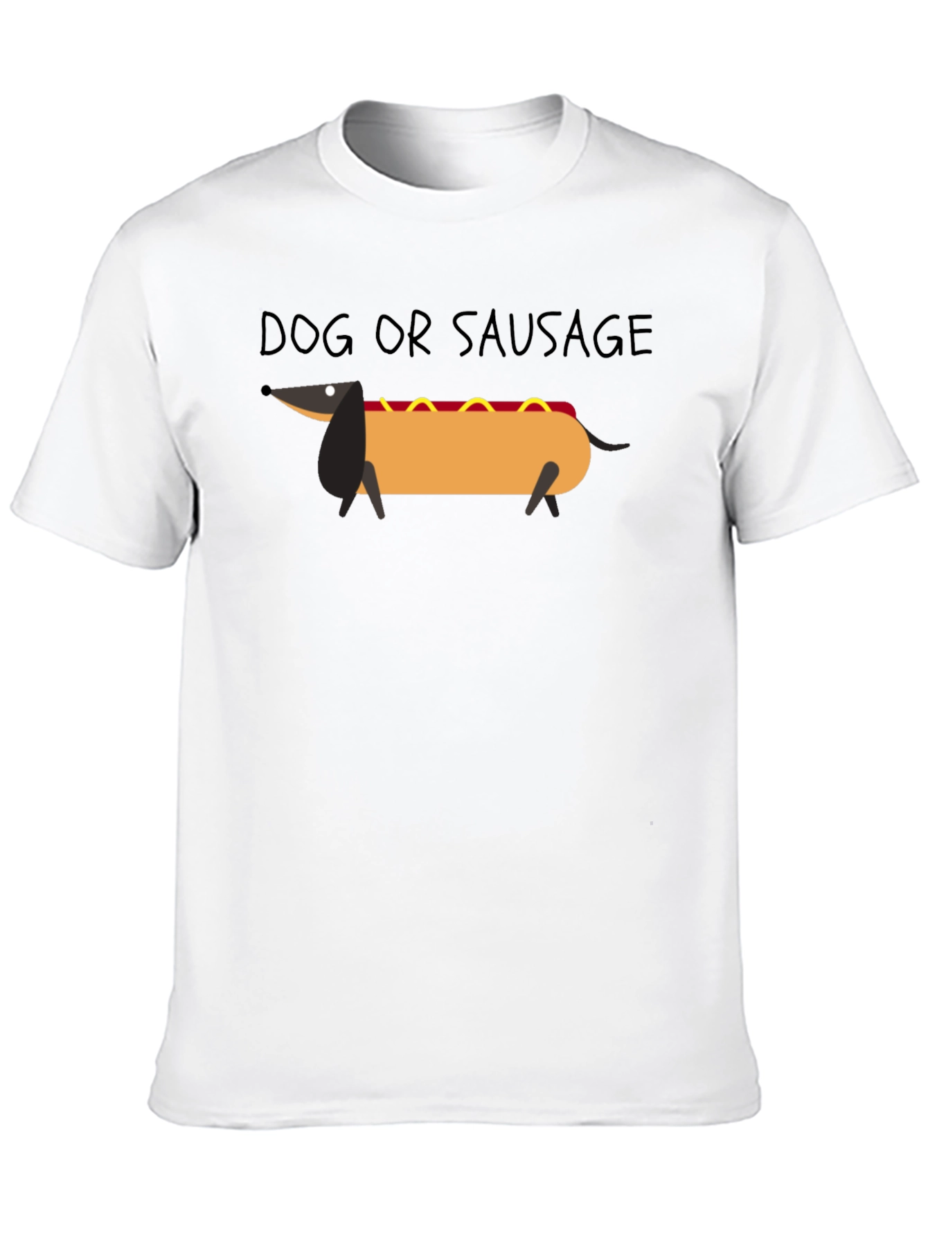 Dog or Sausage Funny Graphic T-Shirt