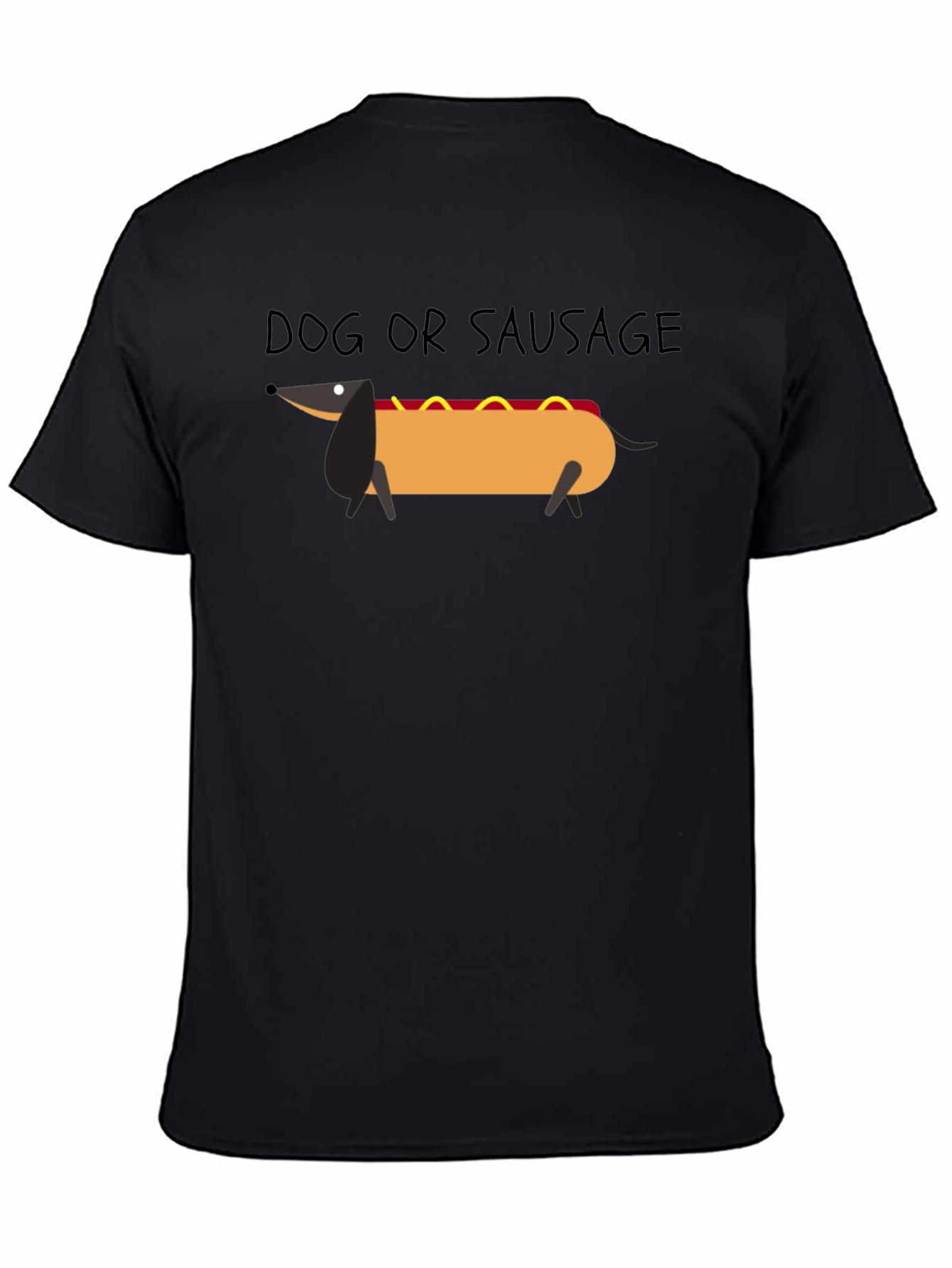Dog or Sausage Funny Graphic T-Shirt