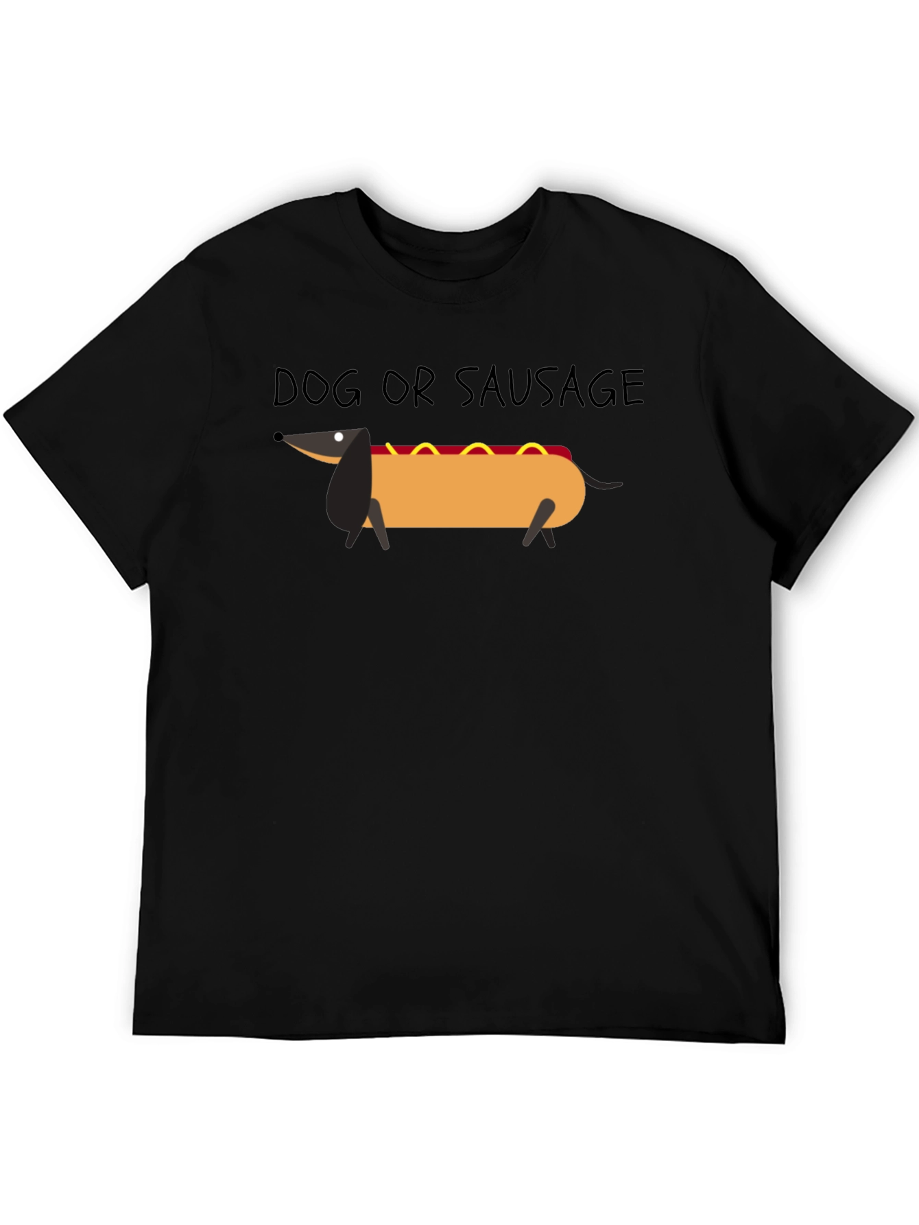 Dog or Sausage Funny Graphic T-Shirt