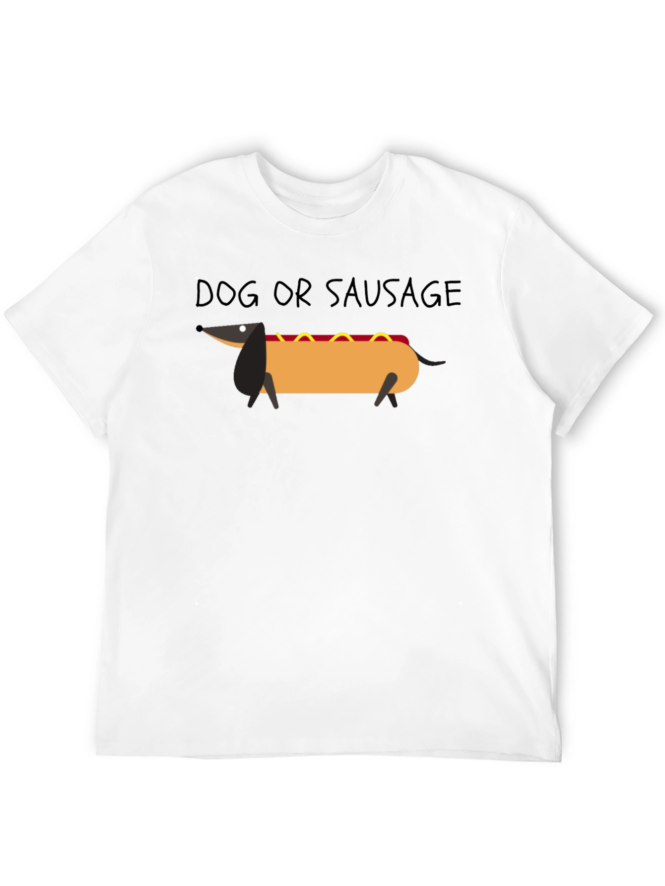 Dog or Sausage Funny Graphic T-Shirt