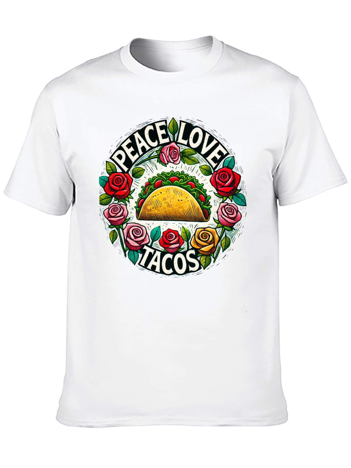 Peace Love Tacos Graphic Tee