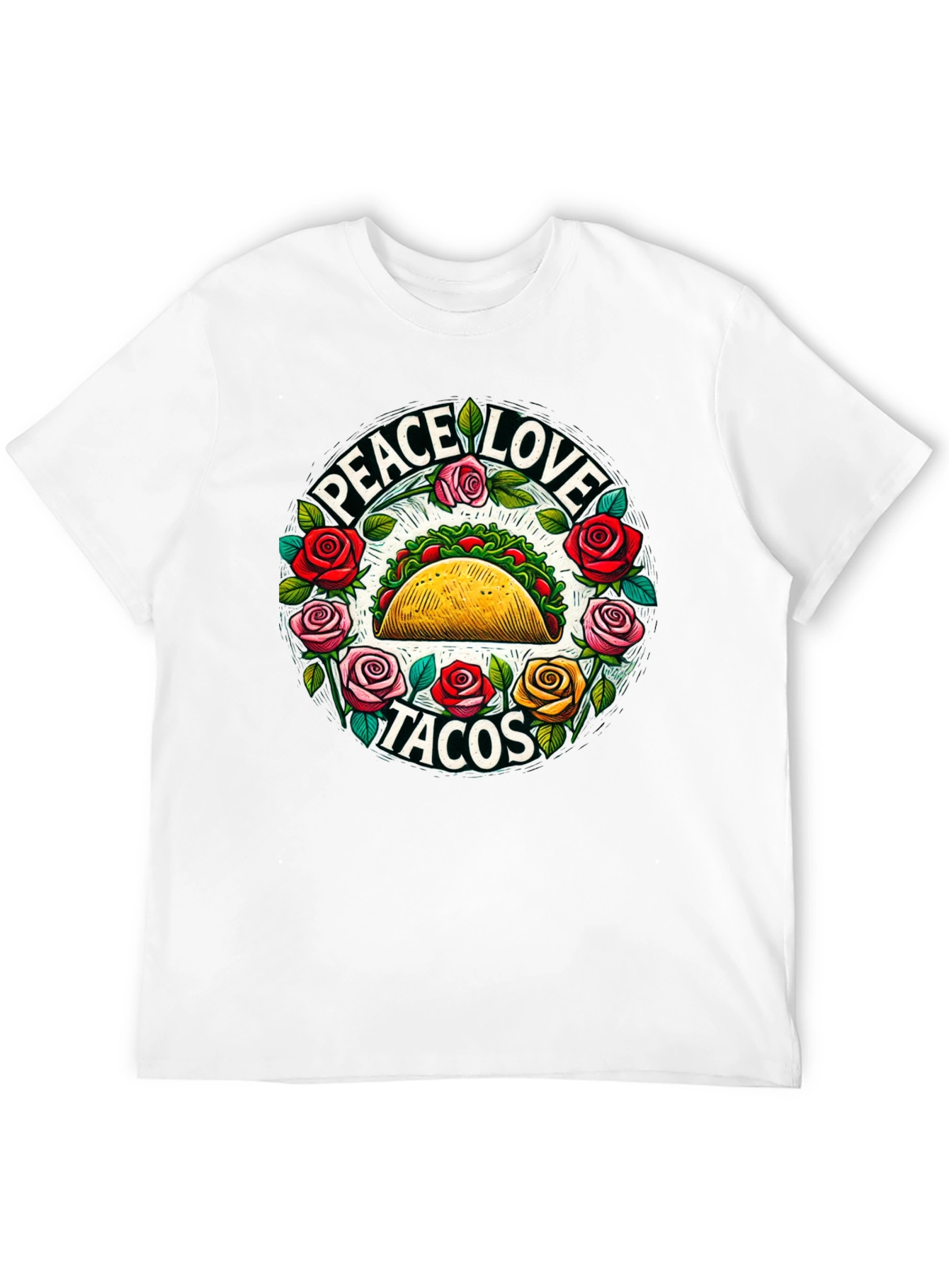 Peace Love Tacos Graphic Tee