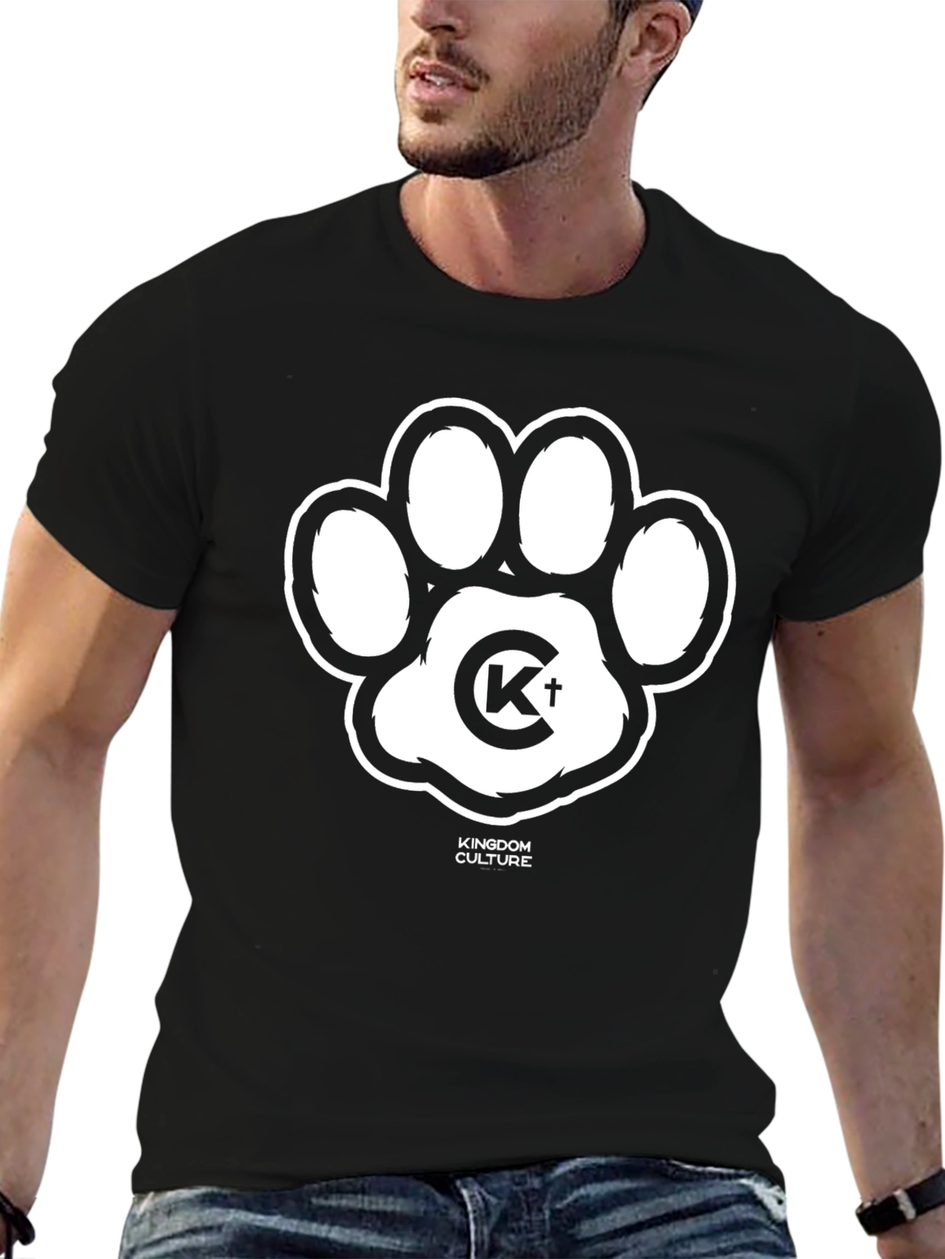 Kingdom Culture Paw Print Graphic Tee