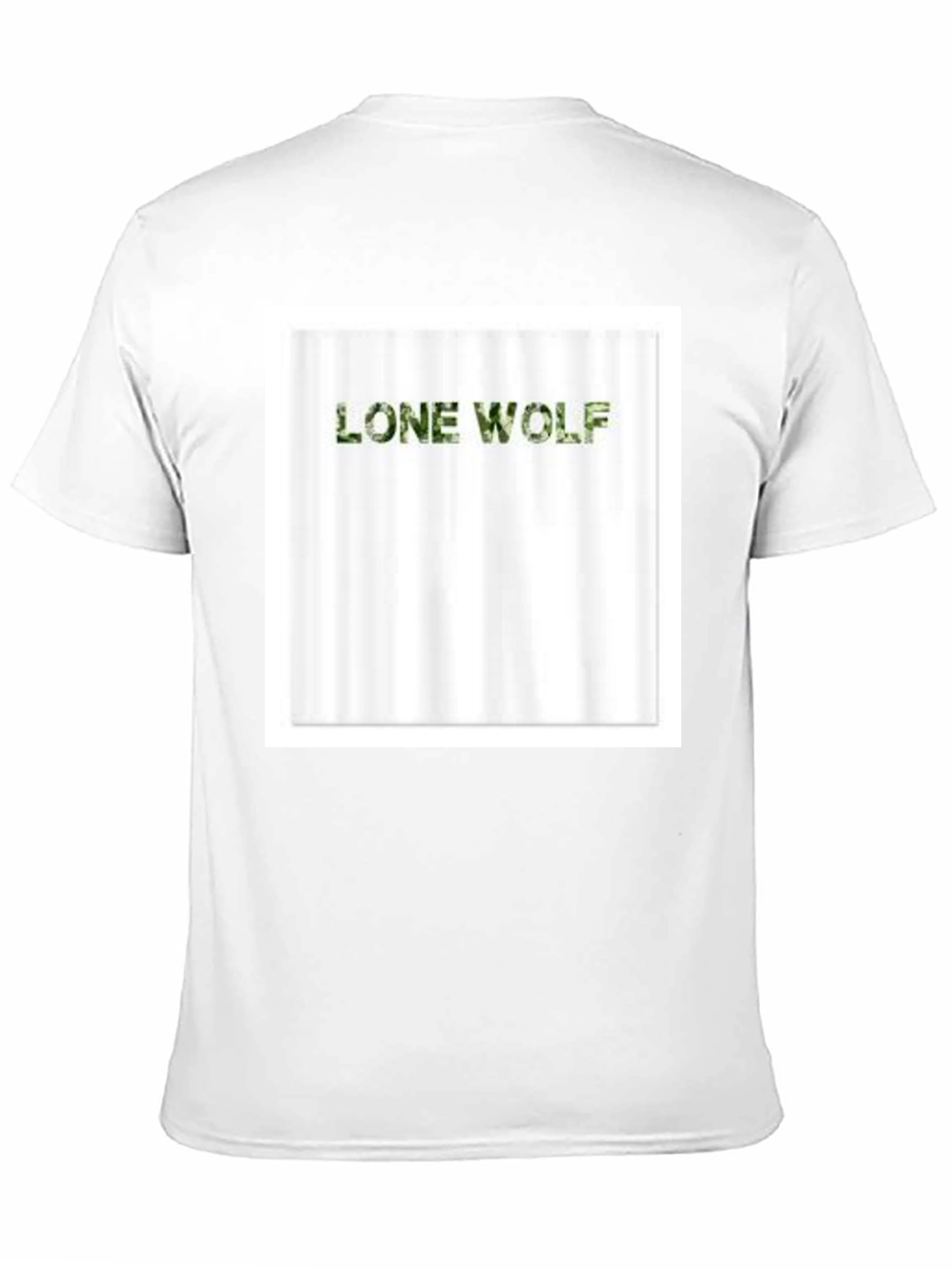 Lone Wolf Camo Tee - Mens Black T-Shirt