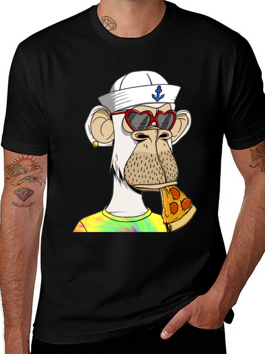 Ape NFT Pizza T-Shirt