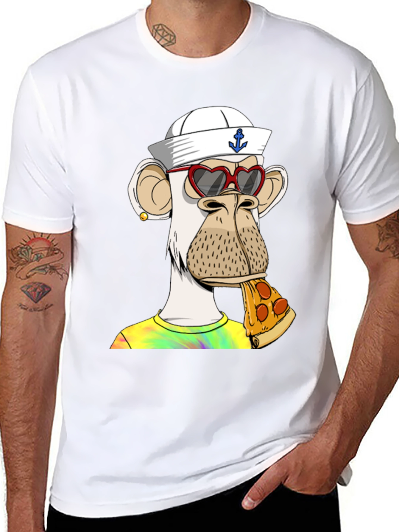 Ape NFT Pizza T-Shirt