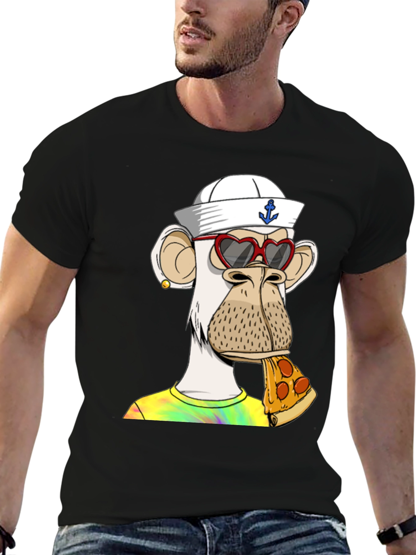 Ape NFT Pizza T-Shirt