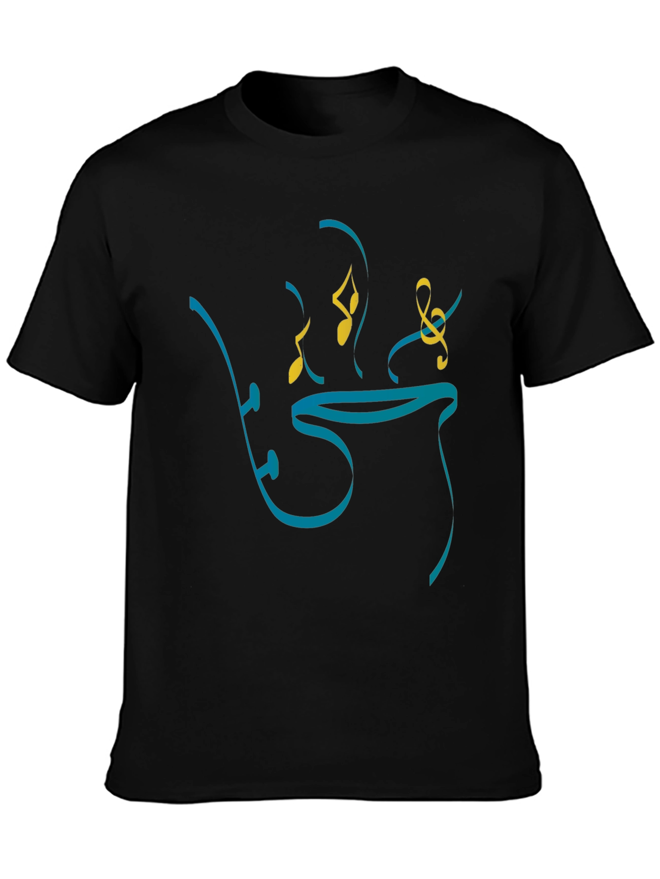 Stylish Music Motif T-Shirt