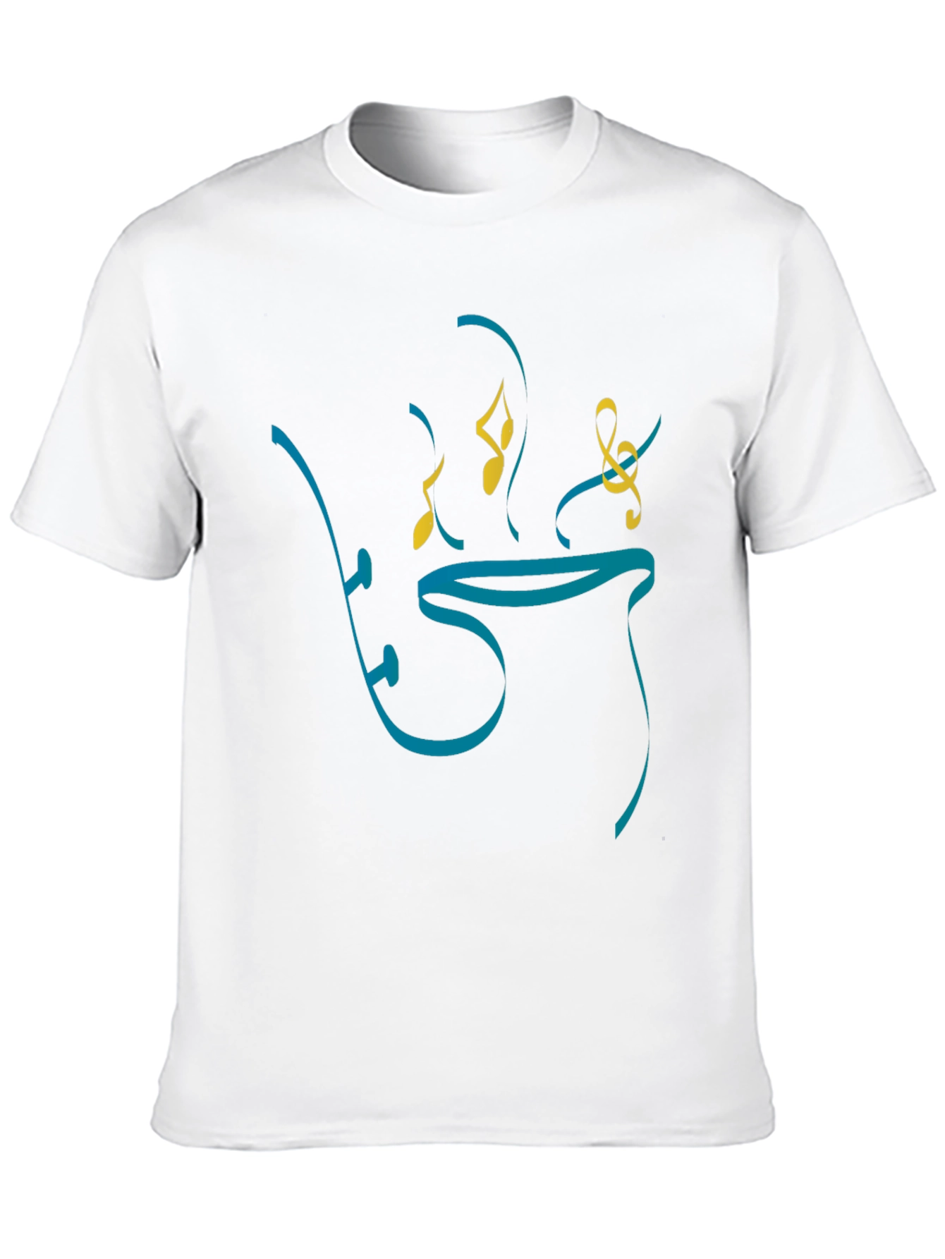 Stylish Music Motif T-Shirt