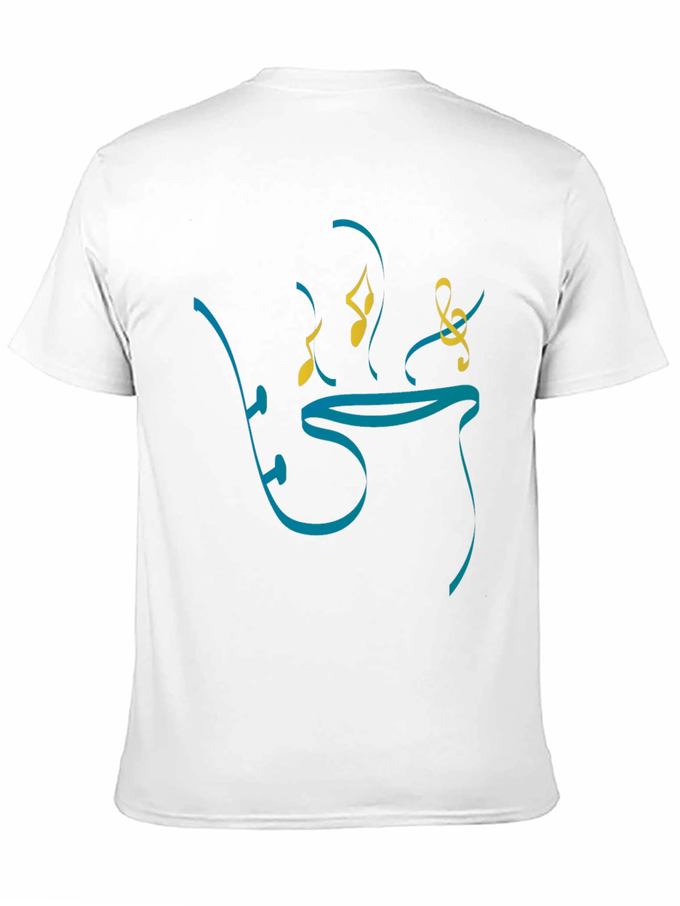 Stylish Music Motif T-Shirt