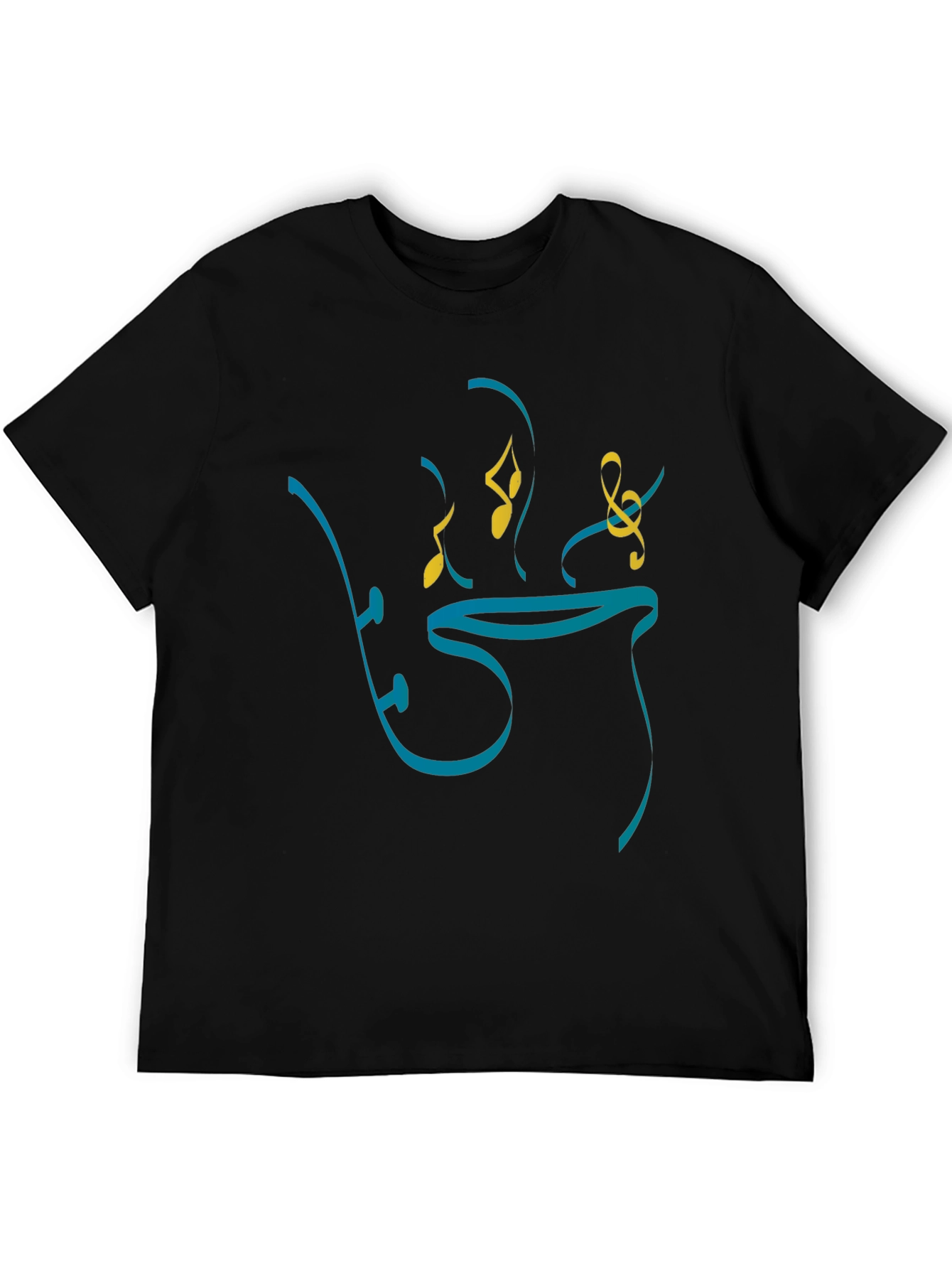 Stylish Music Motif T-Shirt
