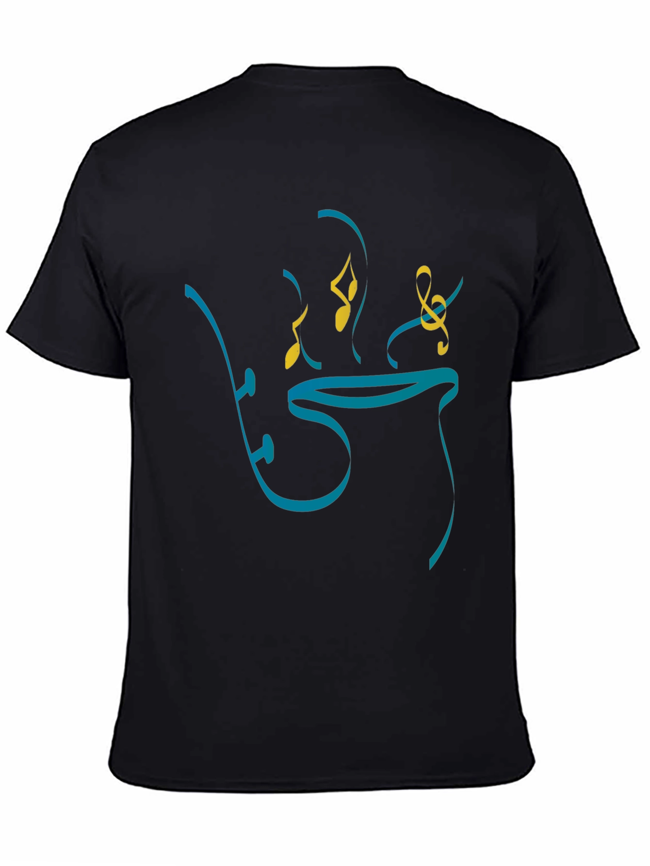 Stylish Music Motif T-Shirt