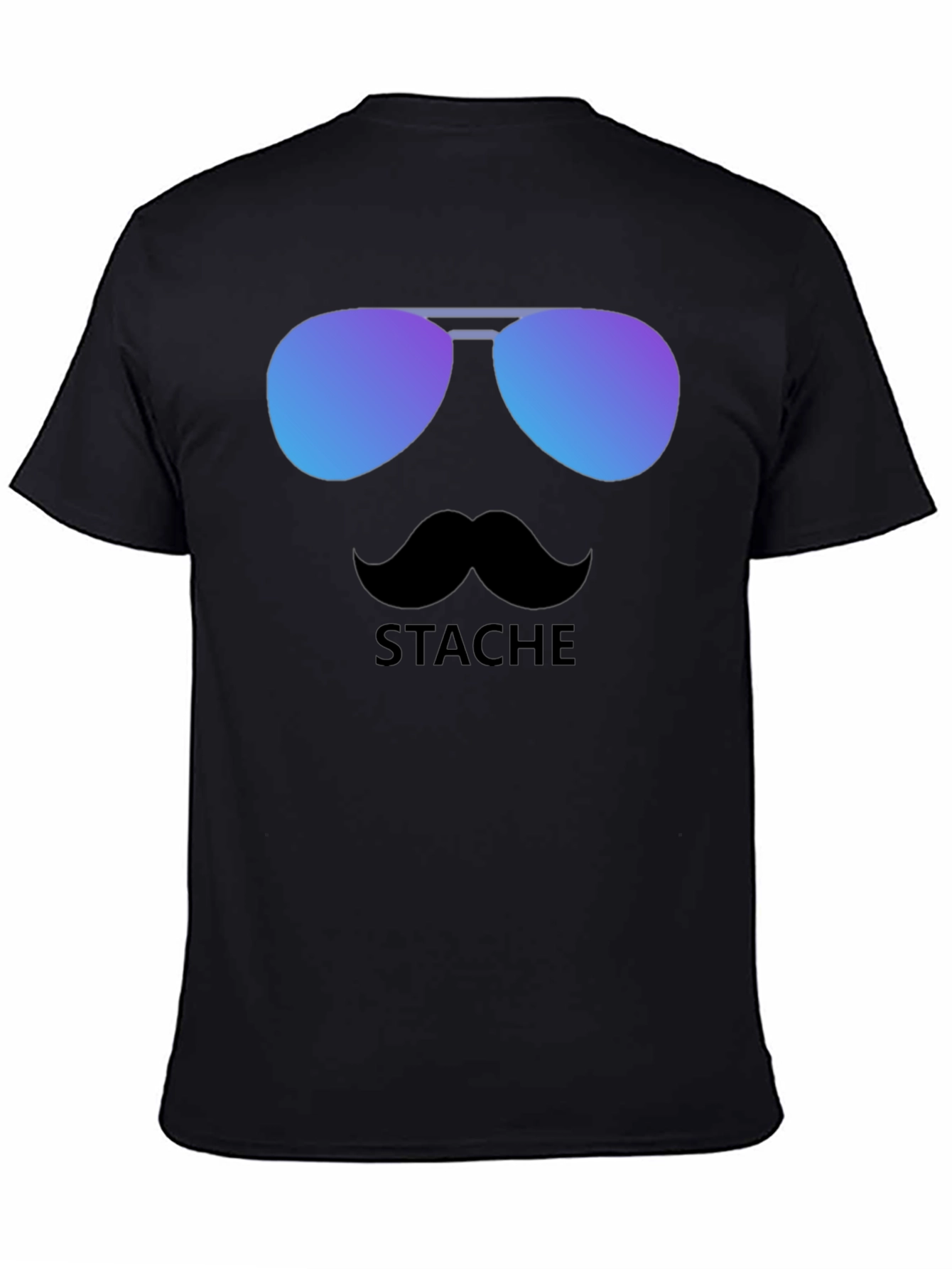 Cool Stache T-Shirt - Sunglasses & Moustache Graphic Tee