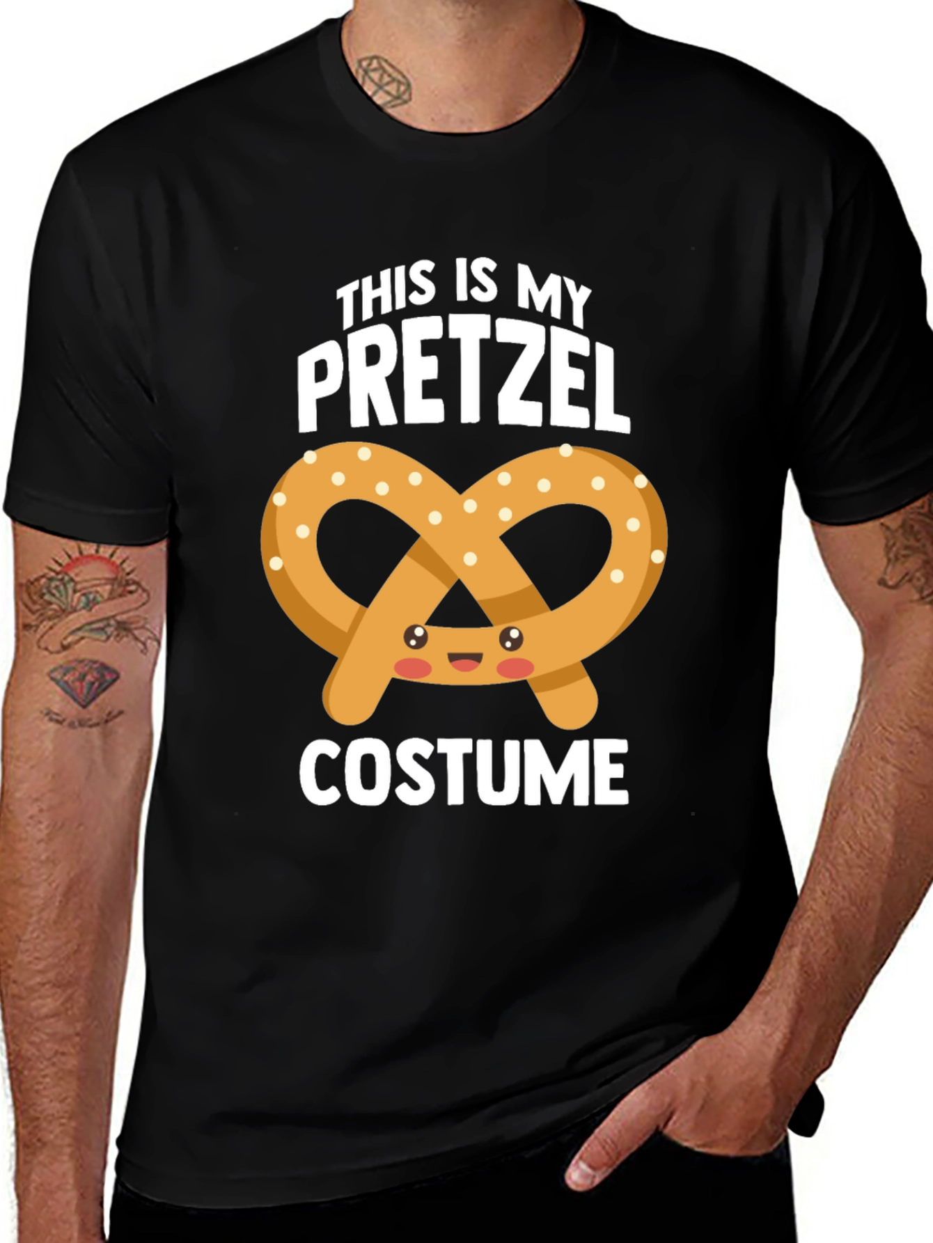Funny Pretzel Costume T-Shirt