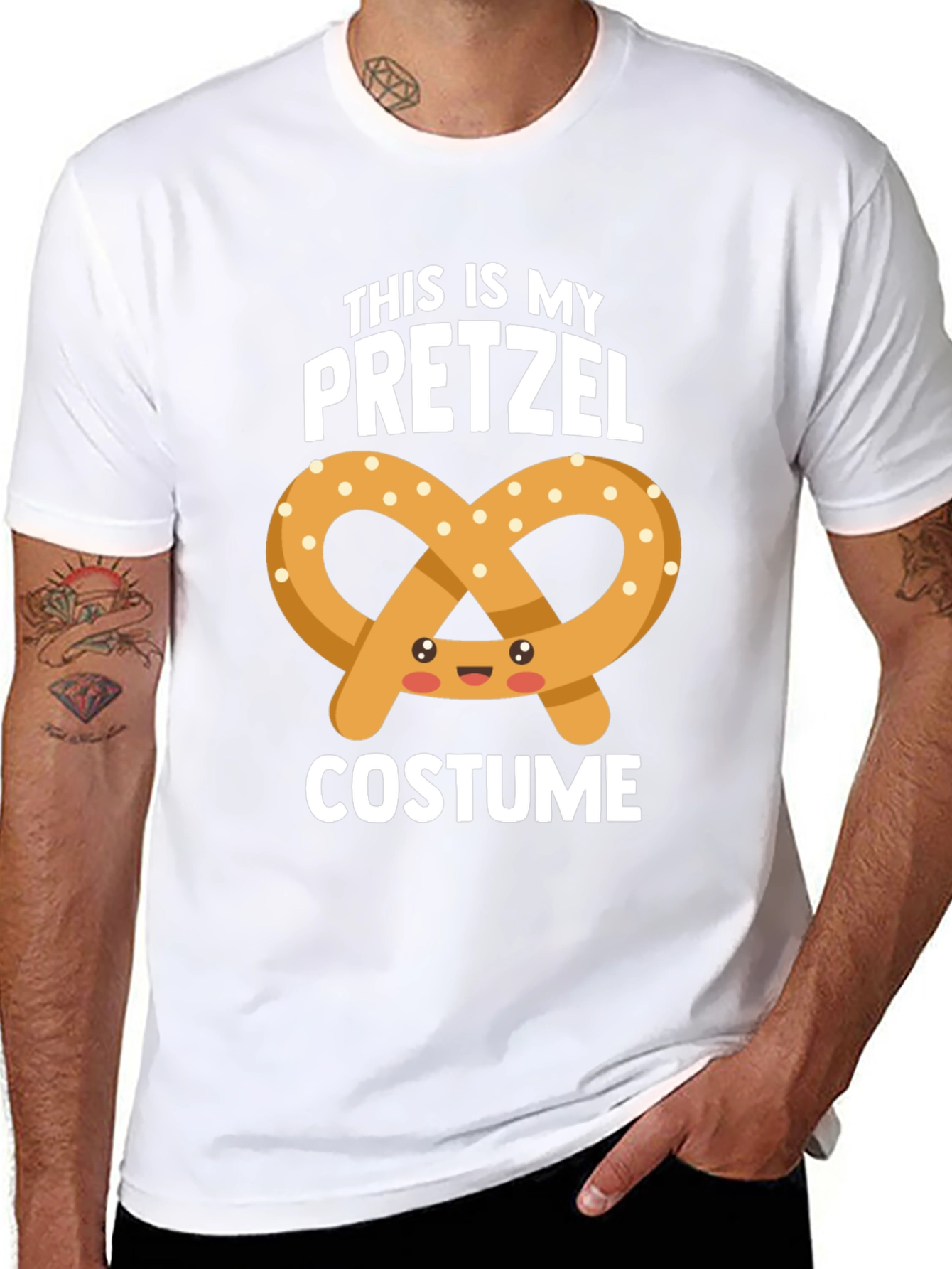 Funny Pretzel Costume T-Shirt