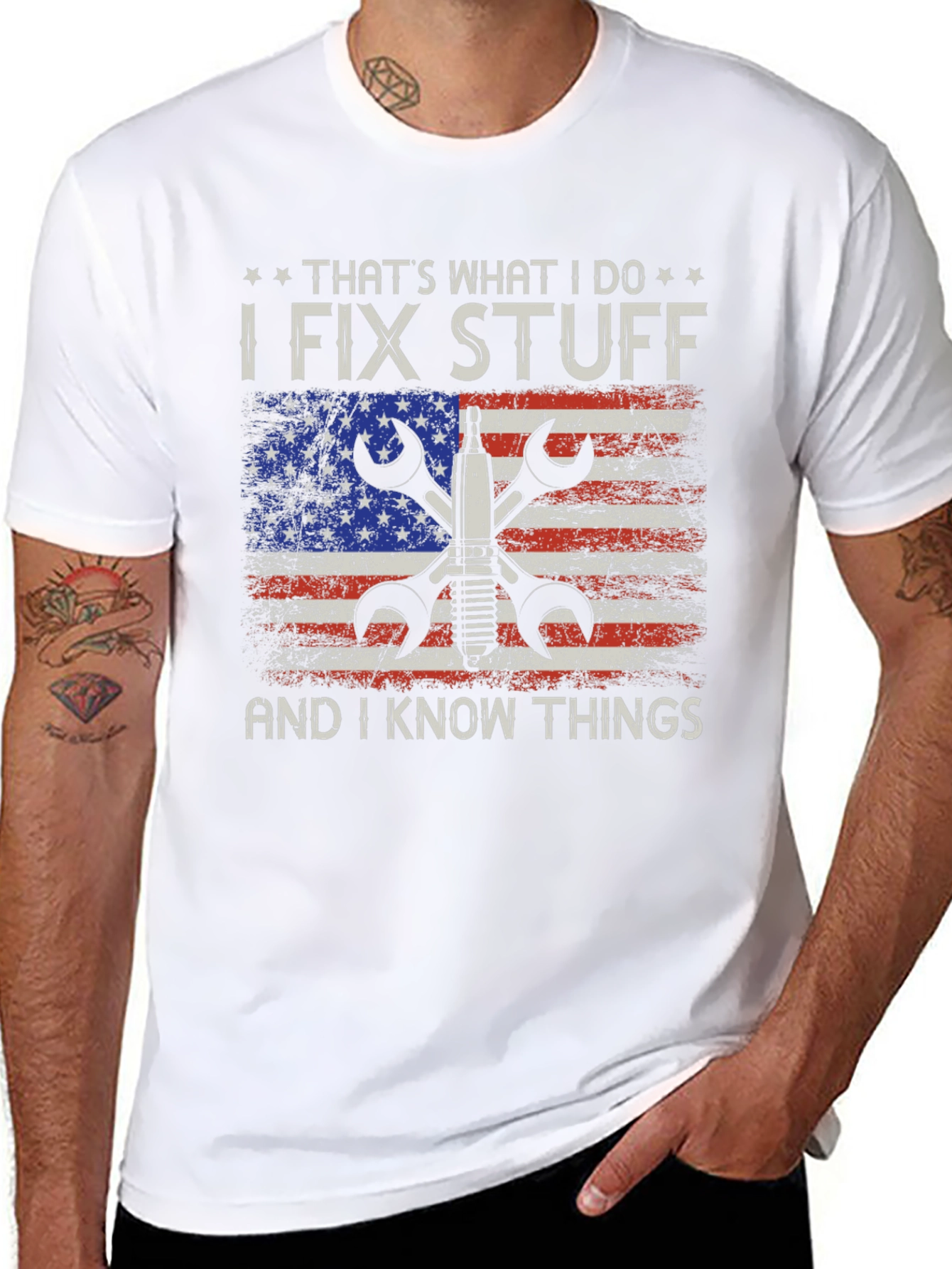 I Fix Stuff and I Know Things T-Shirt