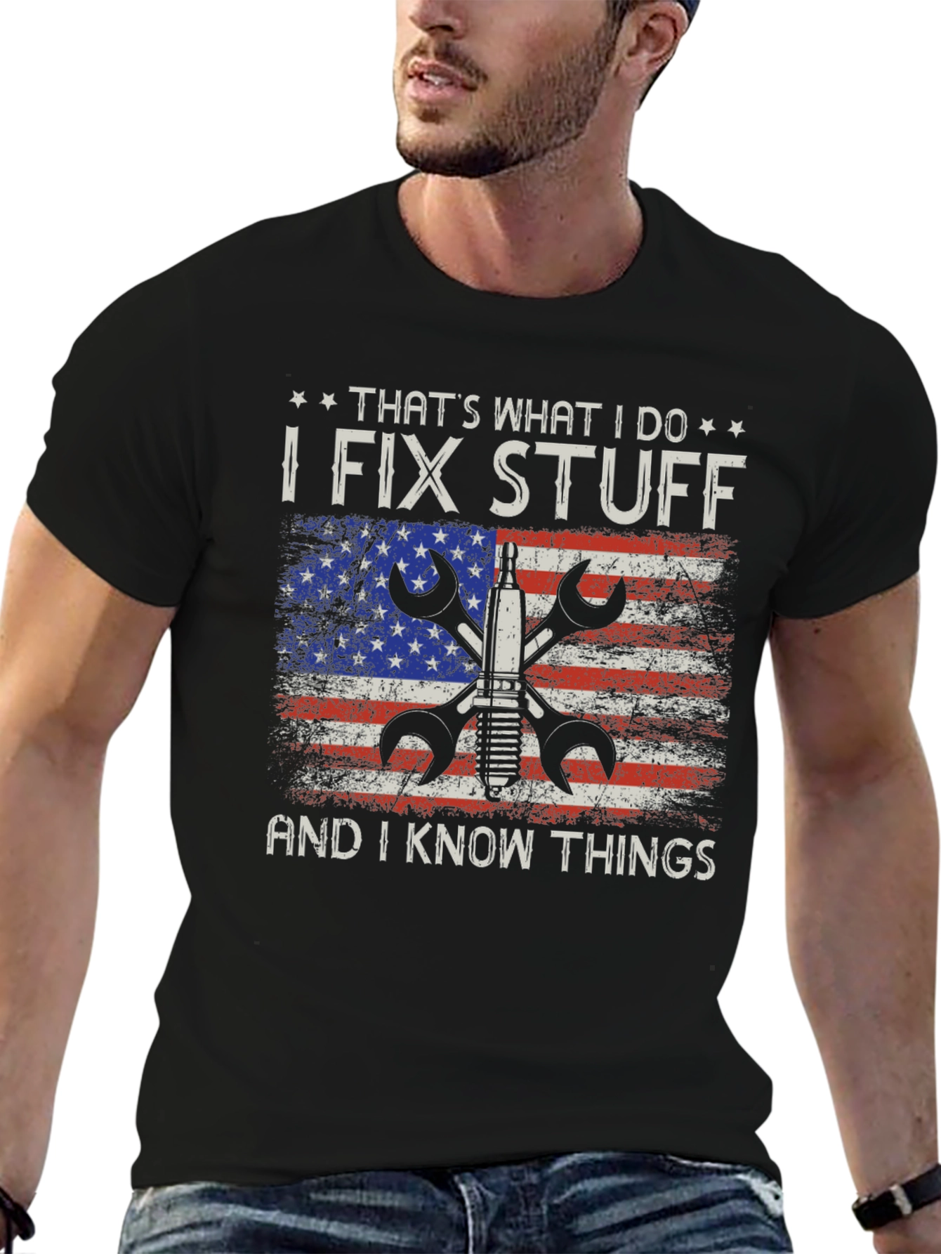 I Fix Stuff and I Know Things T-Shirt