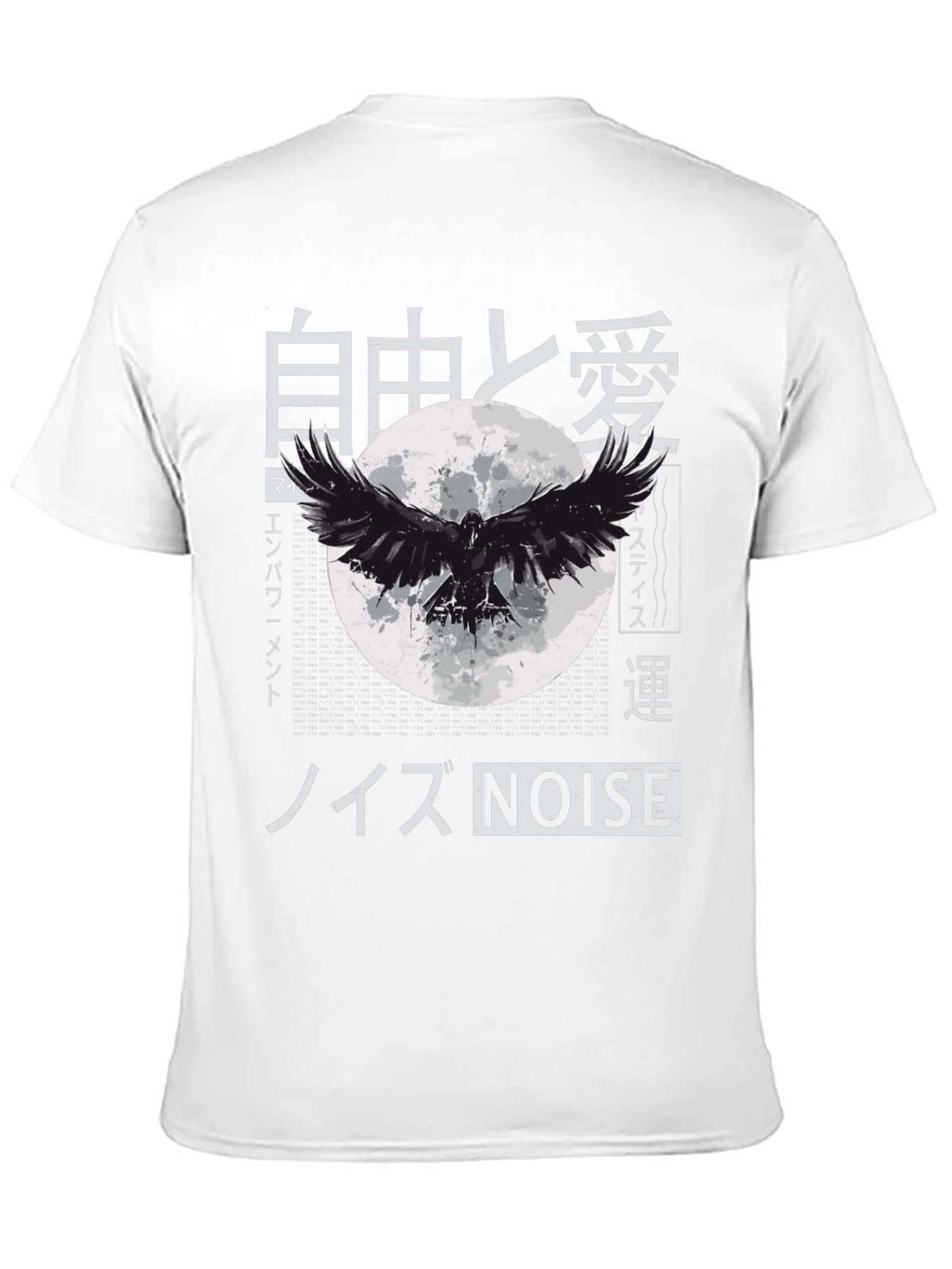 Raven Moon T-Shirt - Japanese Inspired Graphic Tee