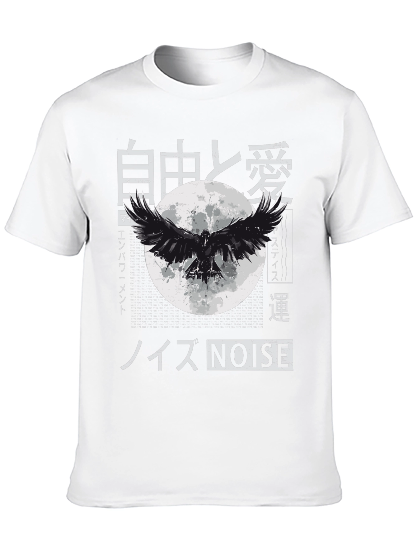 Raven Moon T-Shirt - Japanese Inspired Graphic Tee