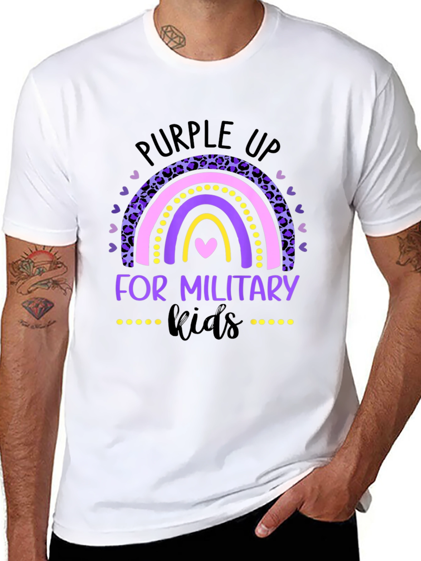 Purple Up Military Kids T-Shirt
