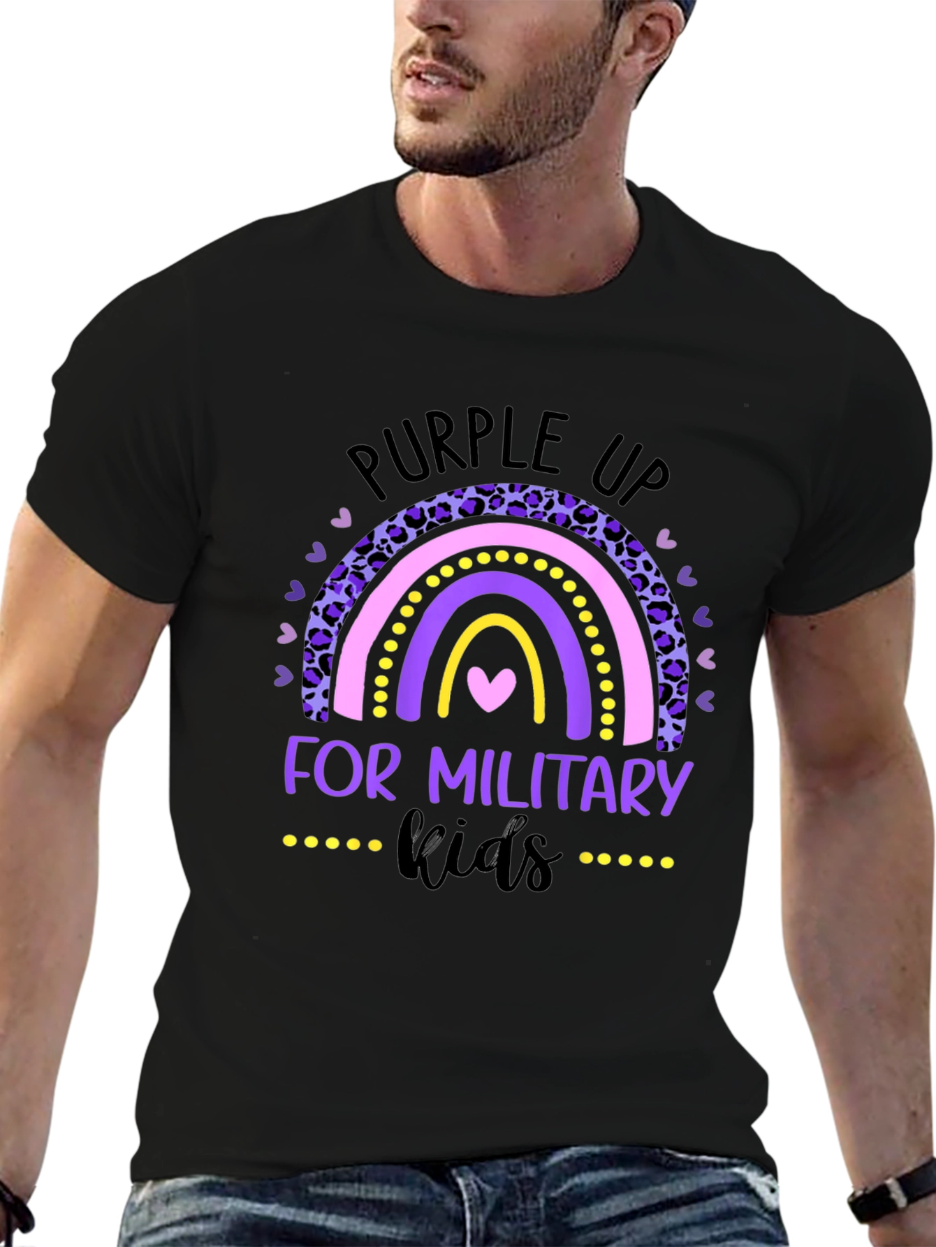 Purple Up Military Kids T-Shirt