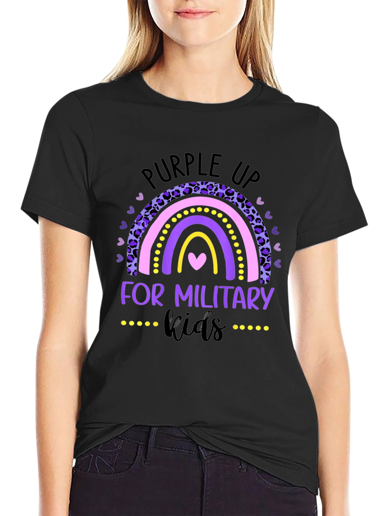 Purple Up Military Kids T-Shirt