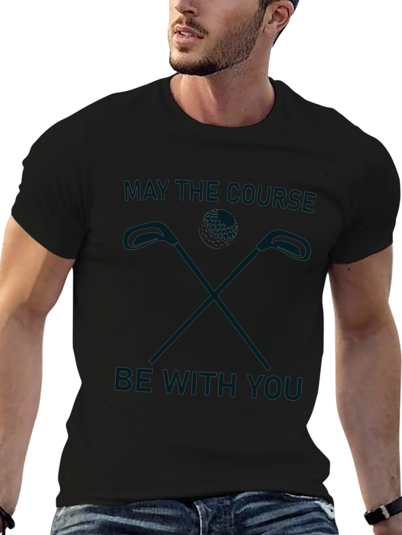 Golf T-Shirt - May the Course Be With You