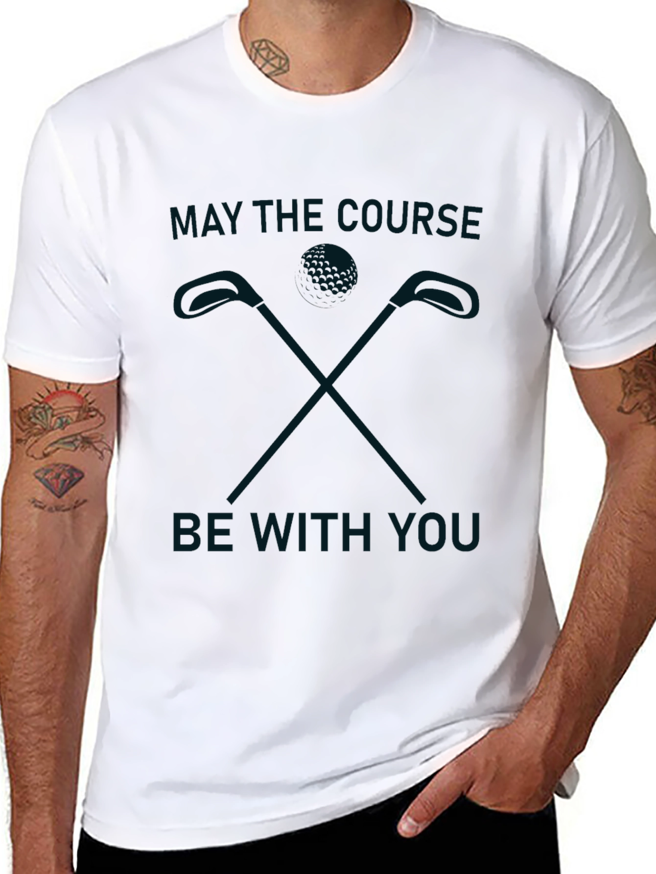 Golf T-Shirt - May the Course Be With You