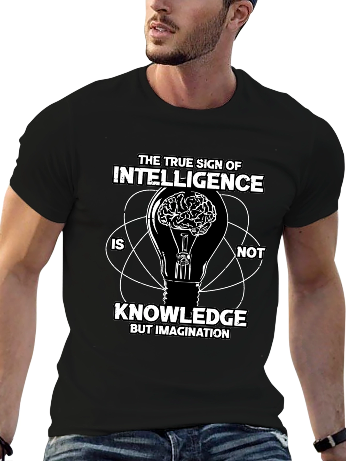 Intelligence Imagination Graphic T-Shirt