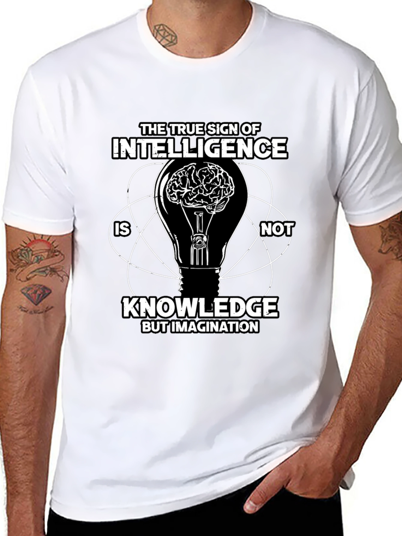 Intelligence Imagination Graphic T-Shirt