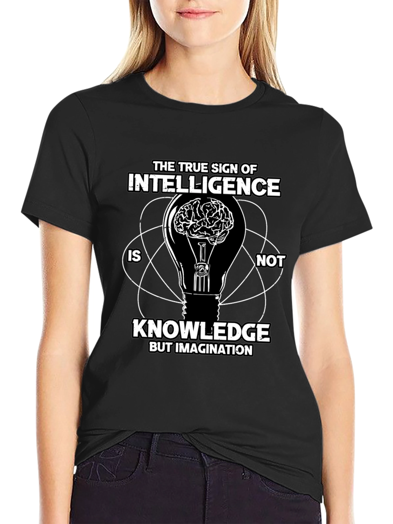 Intelligence Imagination Graphic T-Shirt