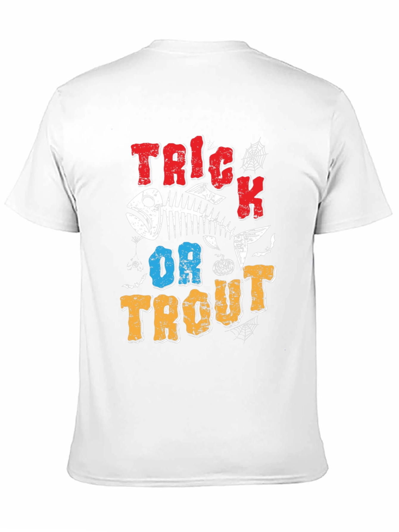 Trick or Trout Halloween Fishing T-Shirt