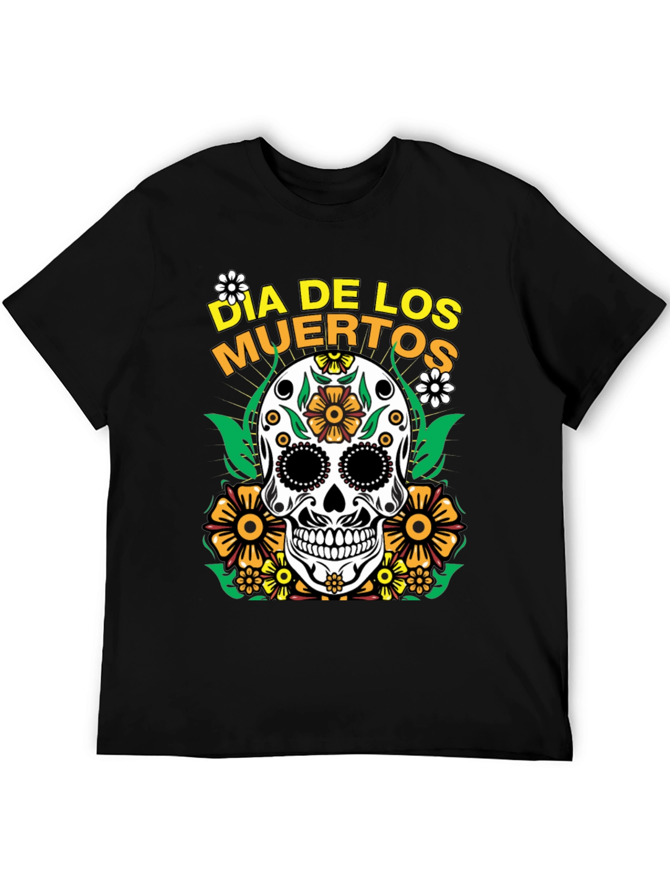 Dia de los Muertos Sugar Skull Graphic Tee