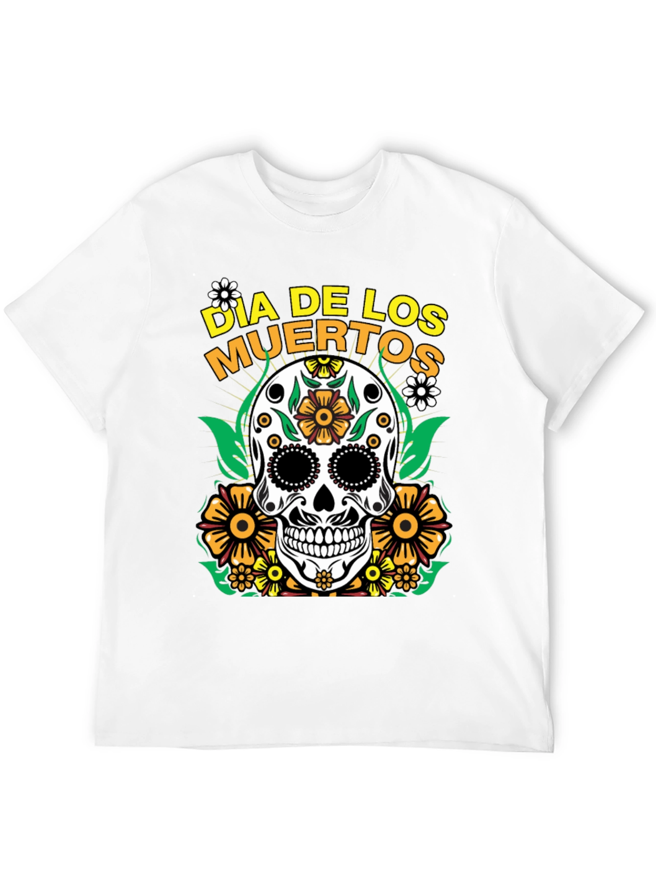 Dia de los Muertos Sugar Skull Graphic Tee