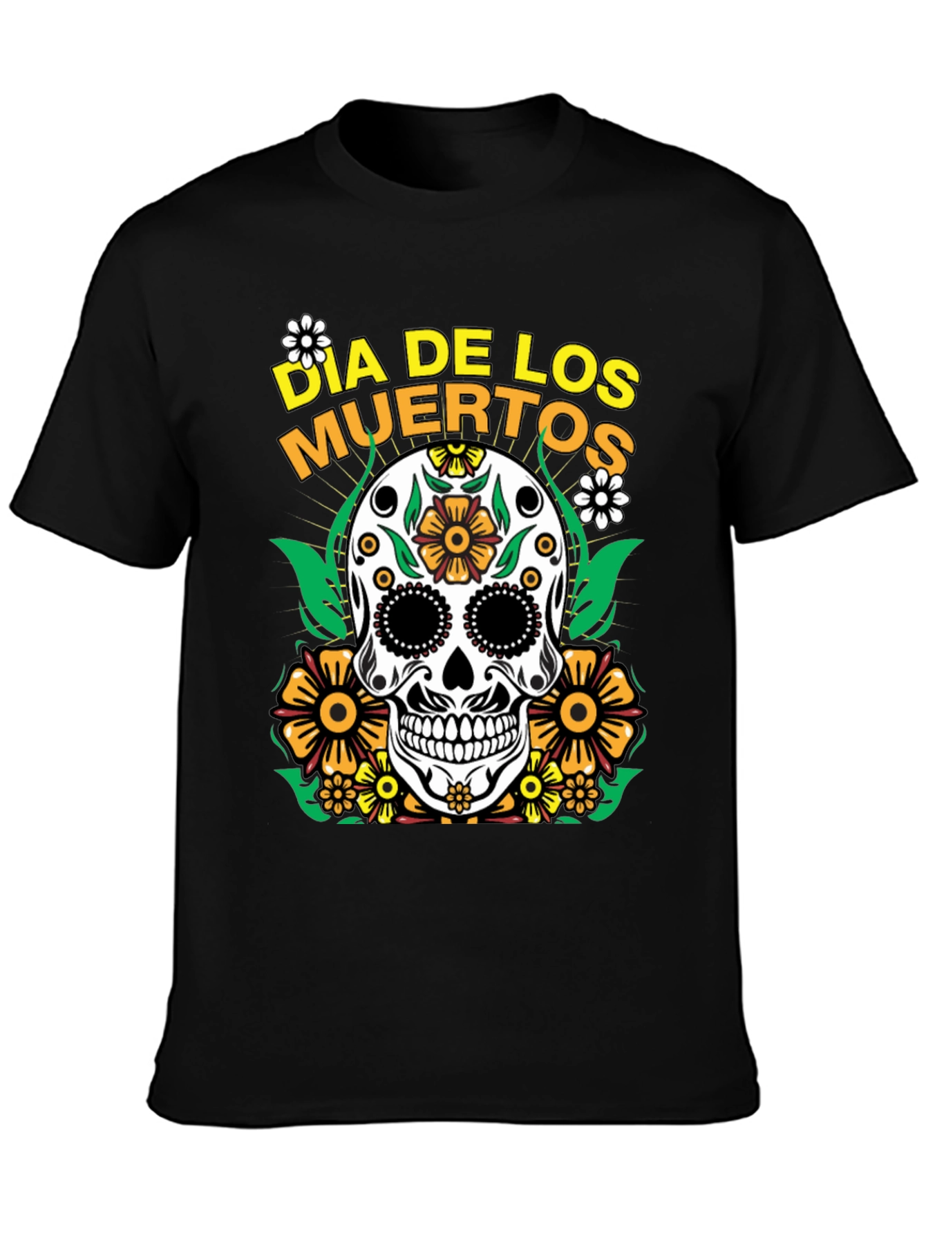 Dia de los Muertos Sugar Skull Graphic Tee