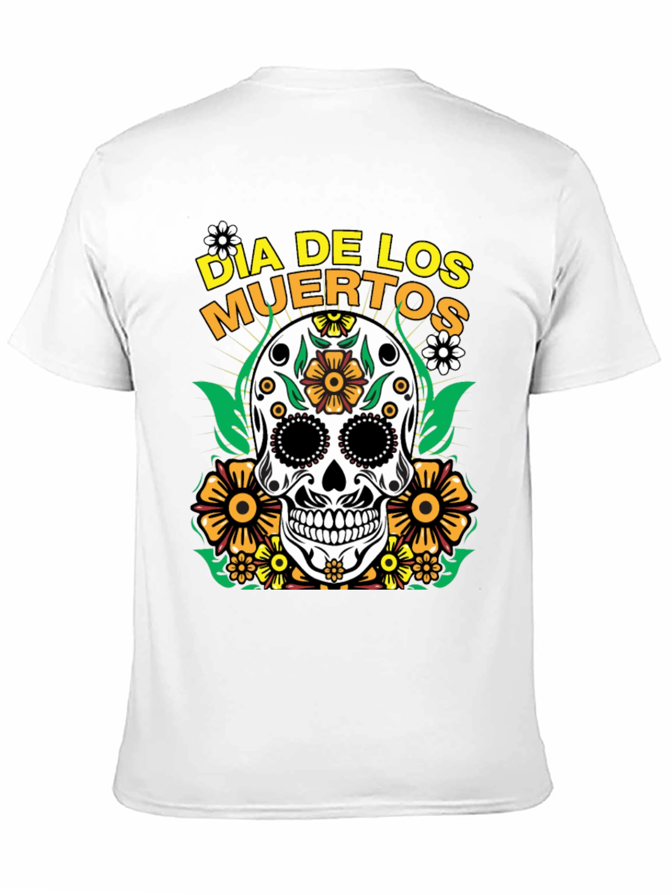 Dia de los Muertos Sugar Skull Graphic Tee