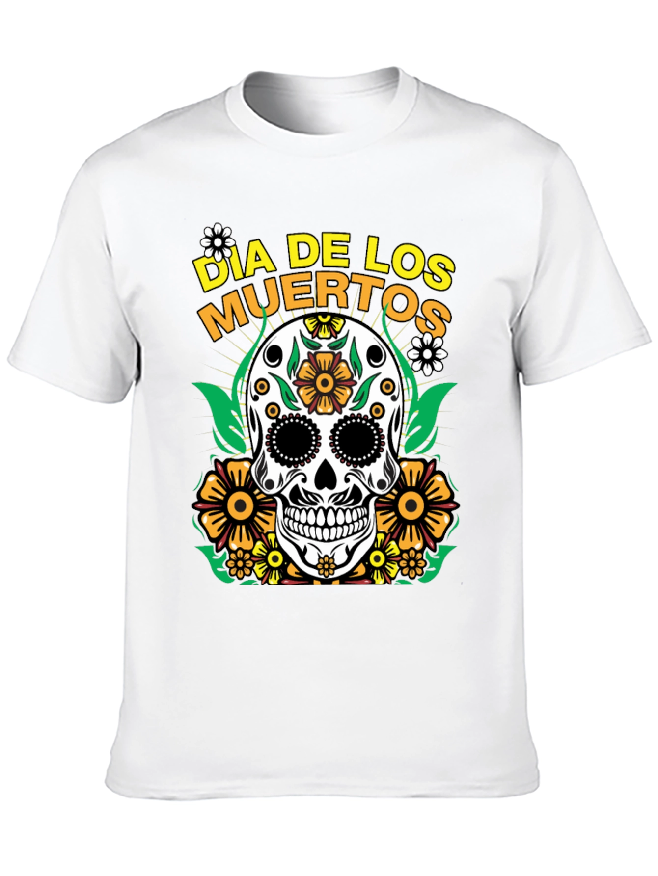 Dia de los Muertos Sugar Skull Graphic Tee