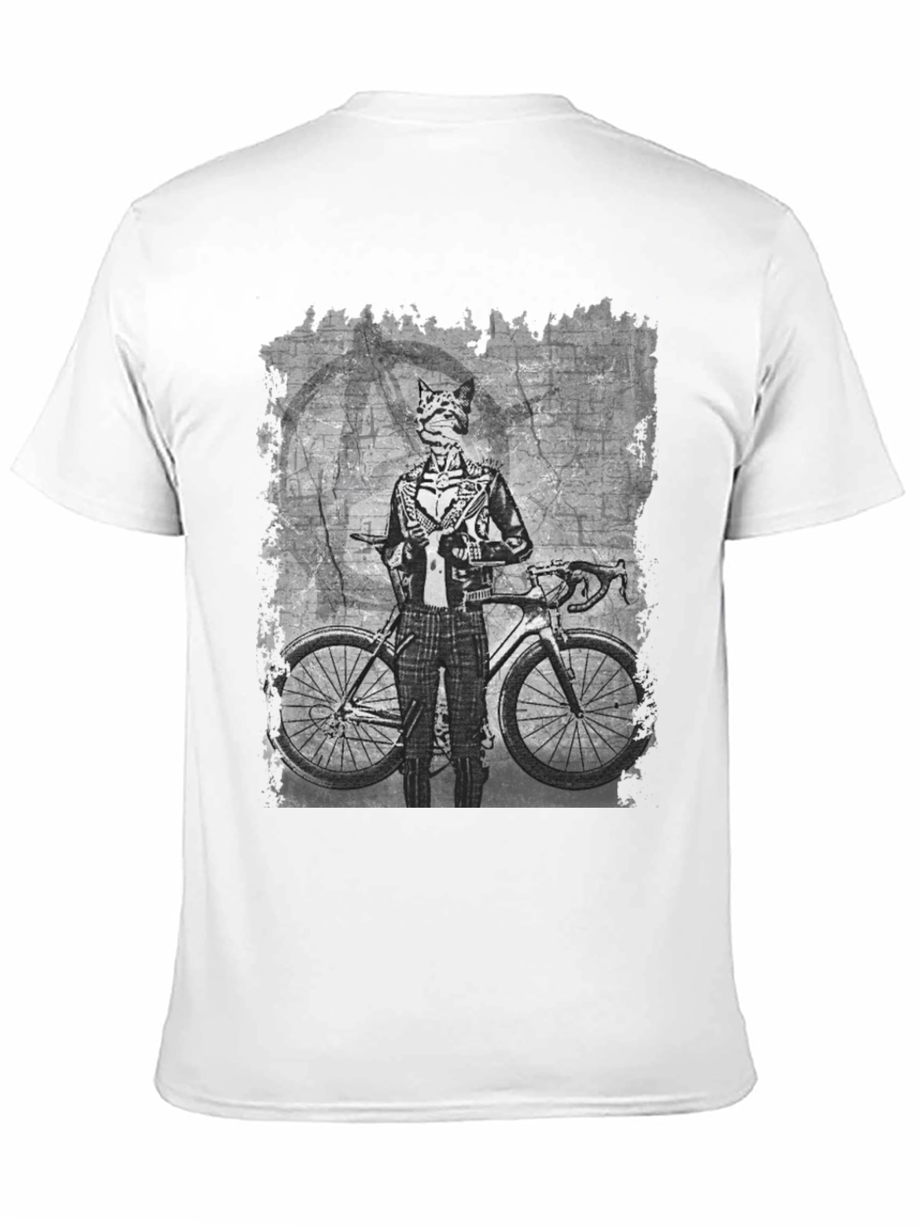 Biker Cat T-Shirt - Unique Graphic Tee